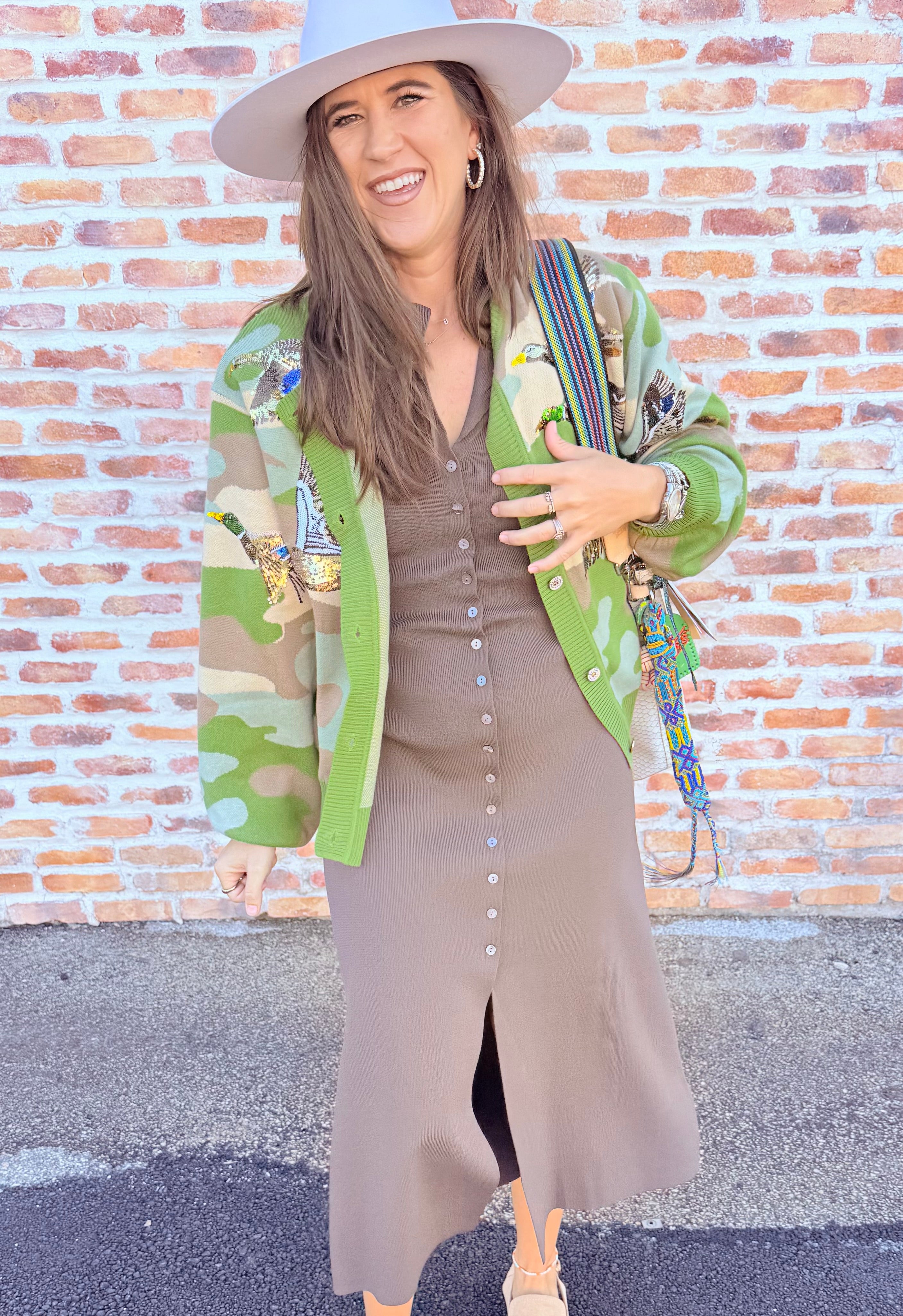 Lily Halter Shirt Midi Dress