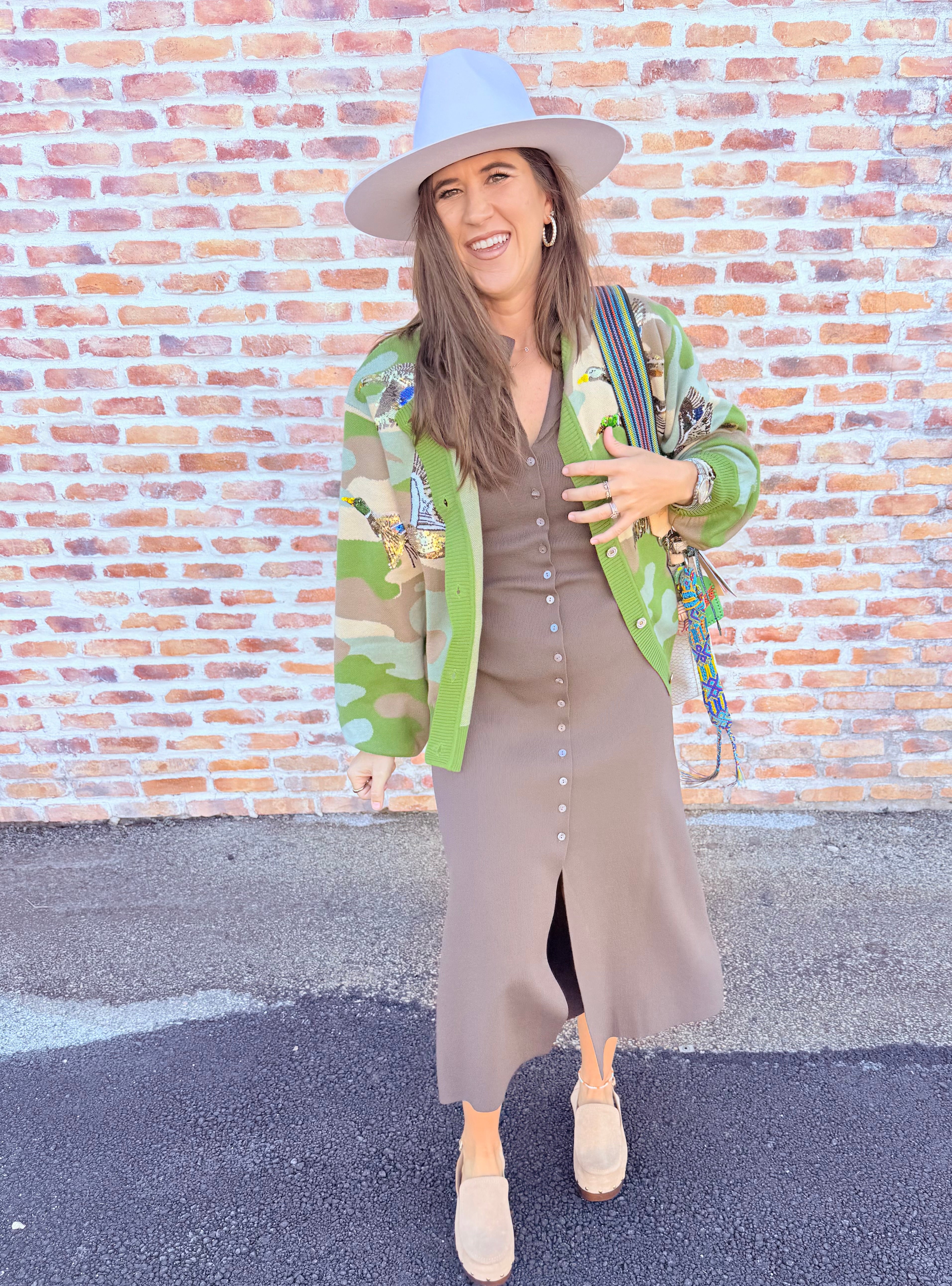 Camo Flying Ducks Cardigan