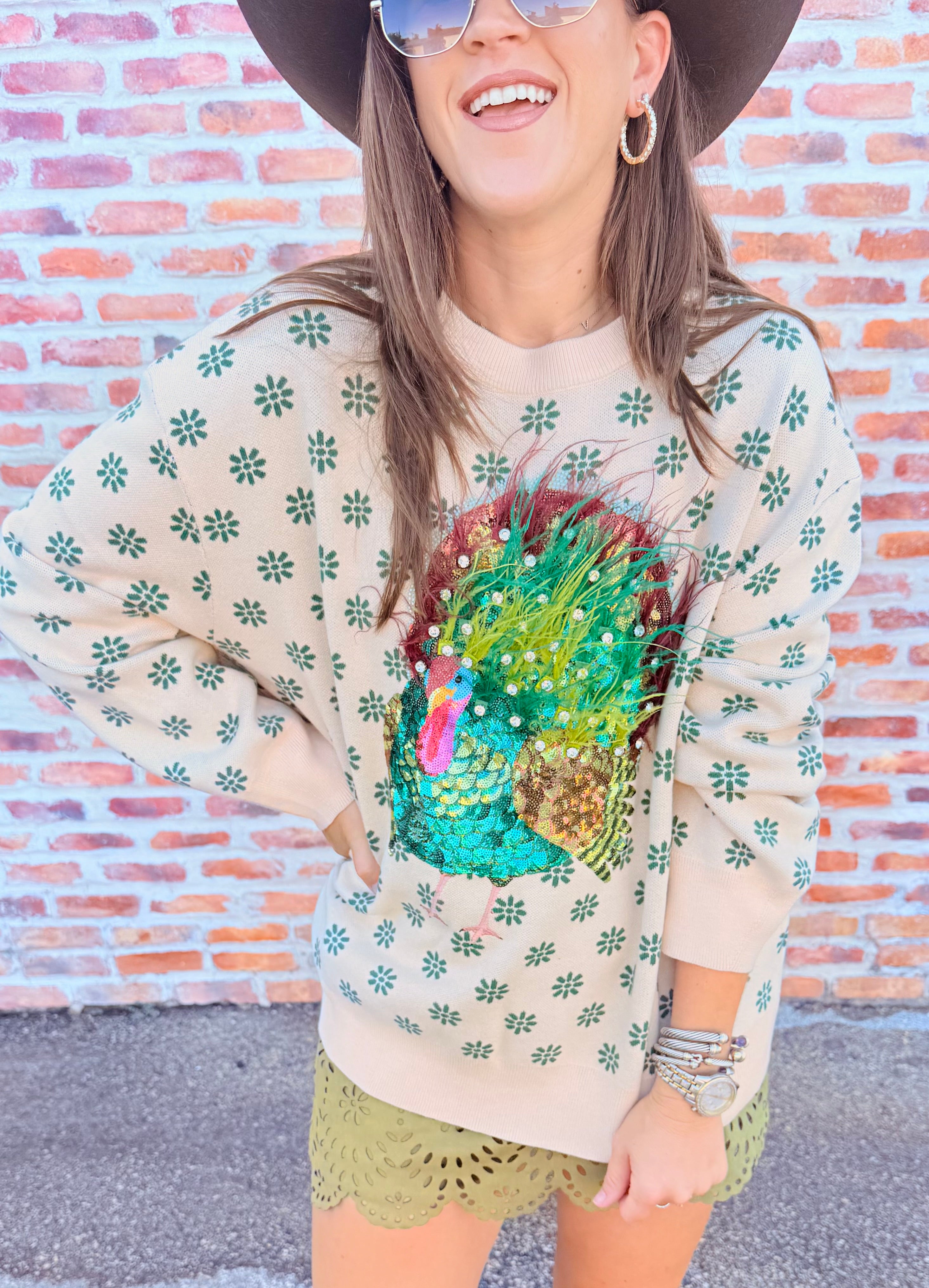 Feather Turkey Sweater