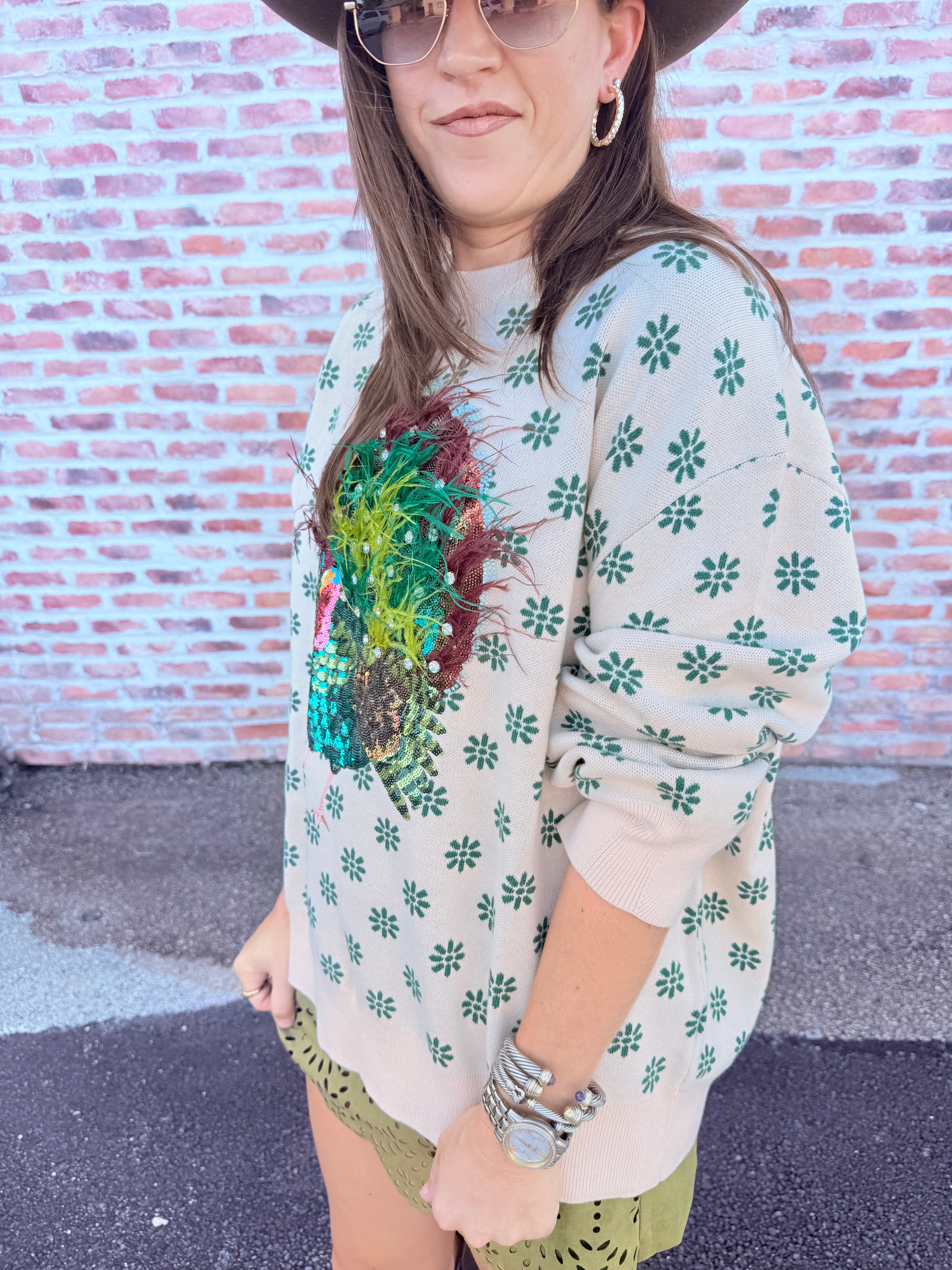 Feather Turkey Sweater