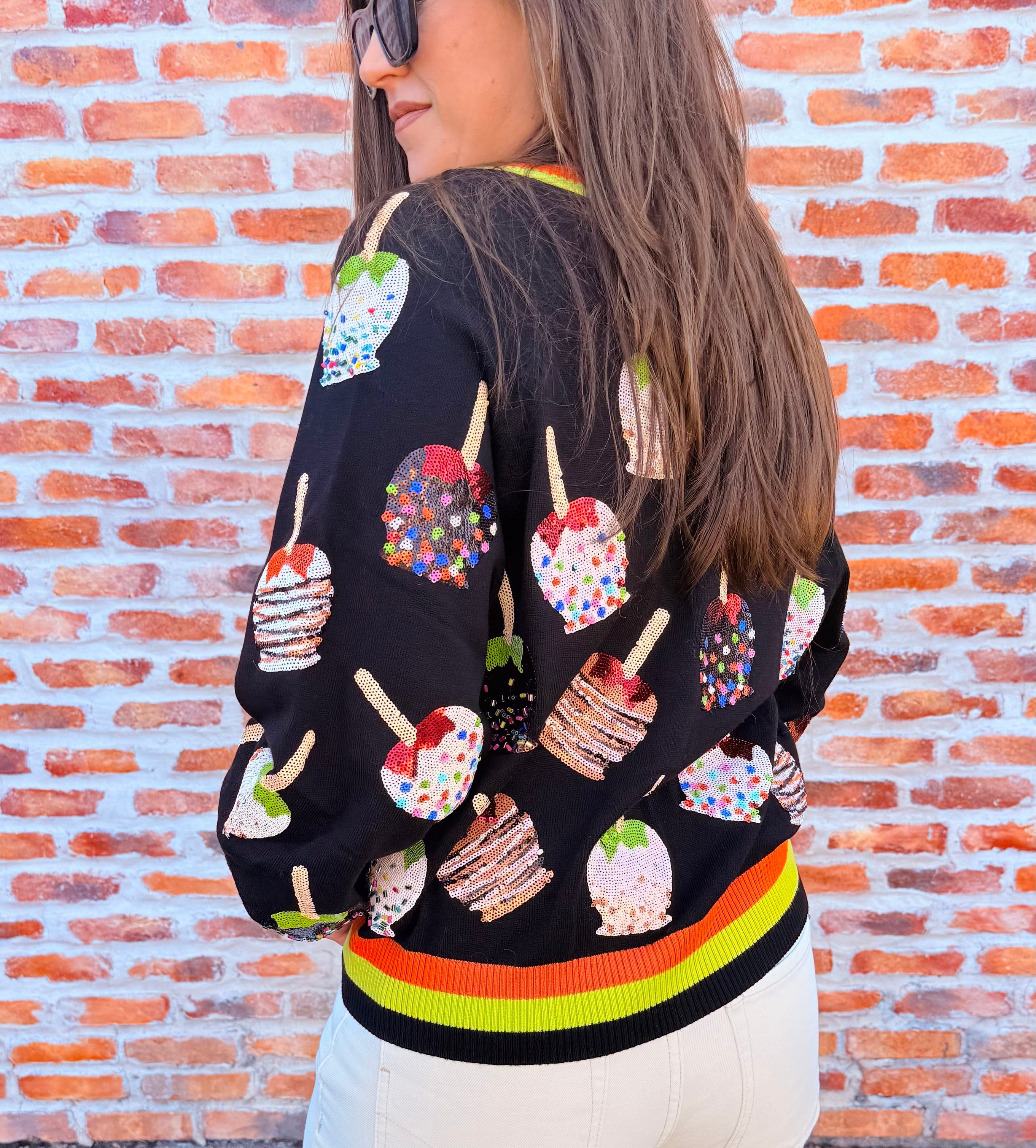 Candy Apples Button Up Cardigan