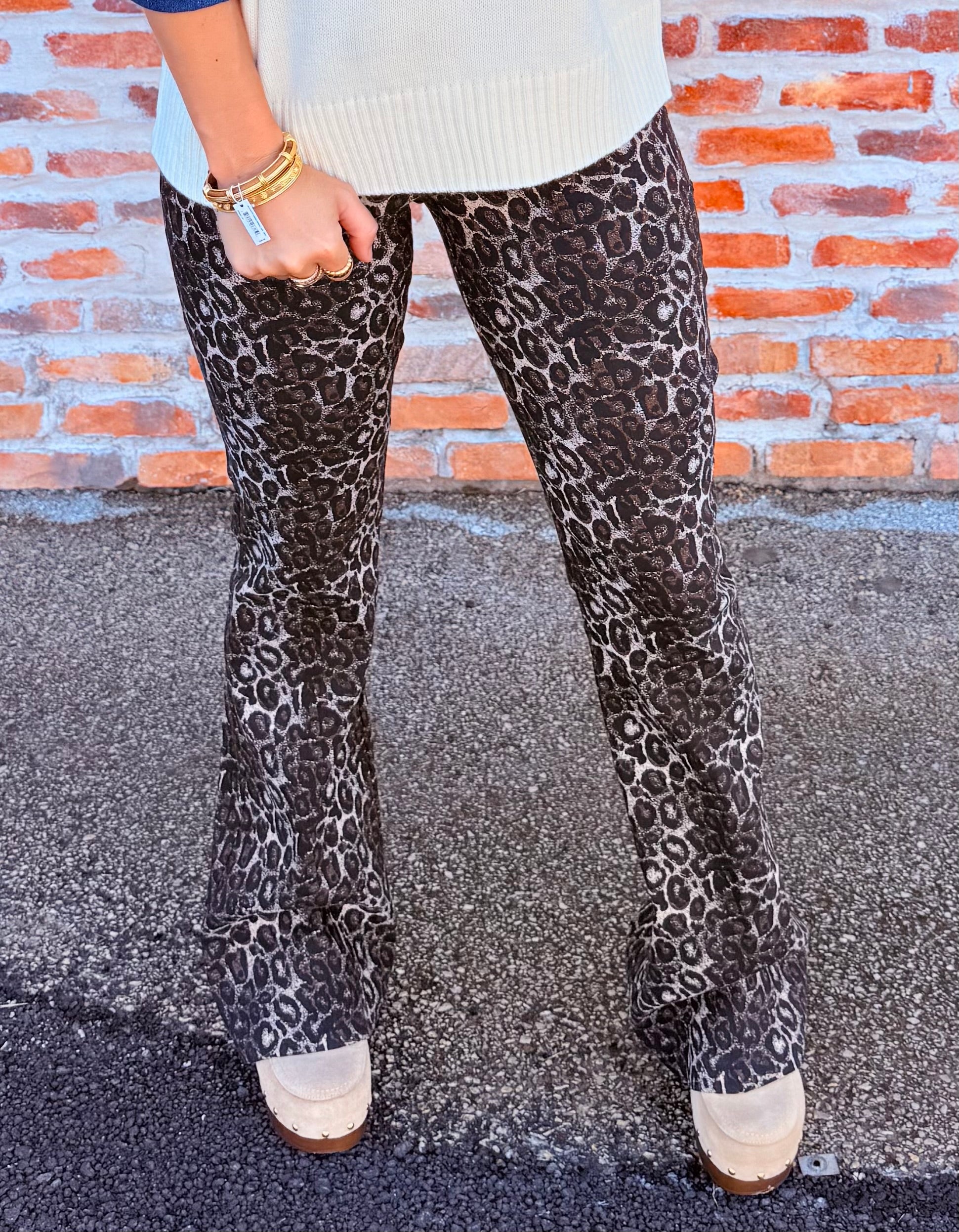 Leopard Print Trousers