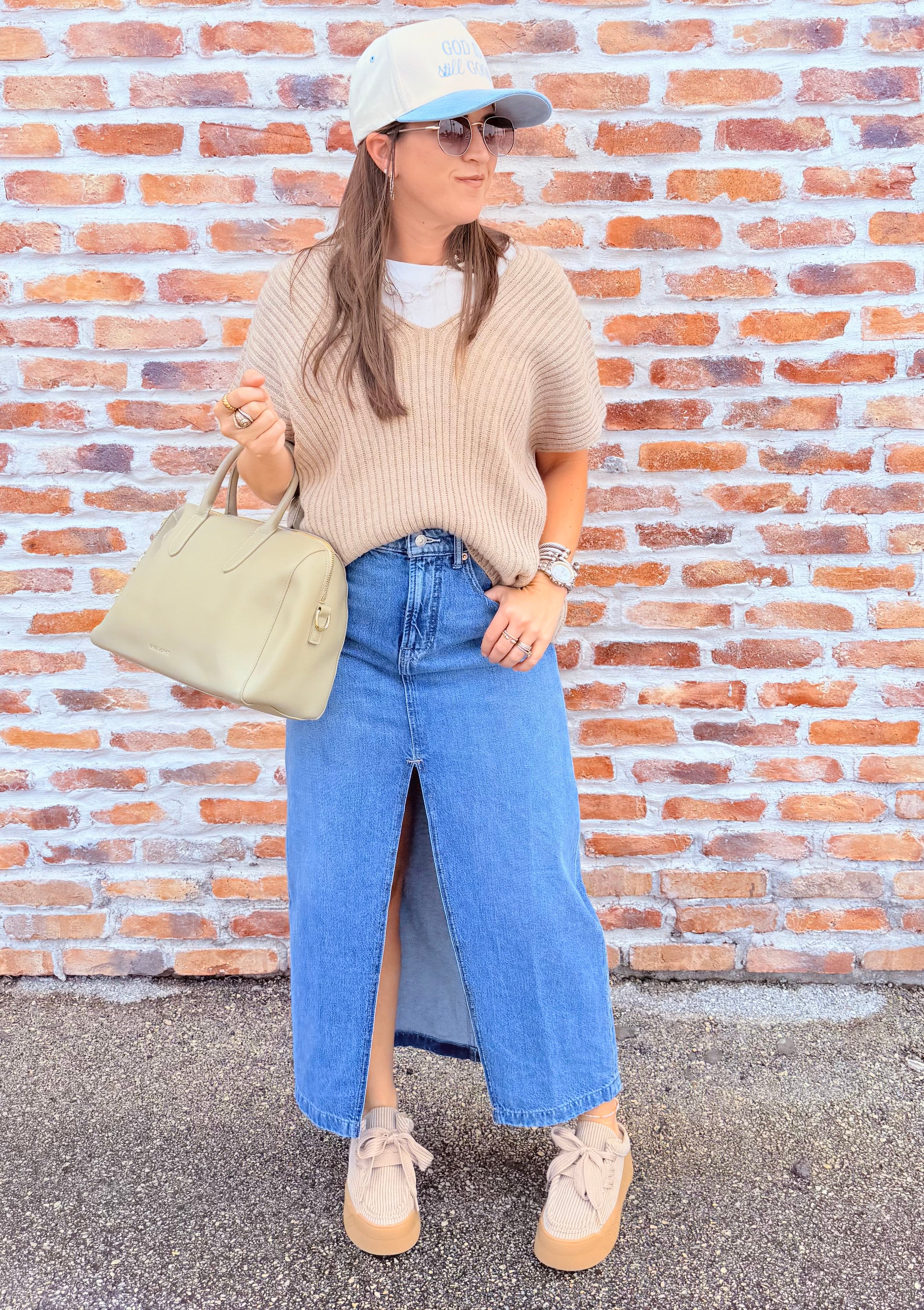 Nothing Better Denim Maxi