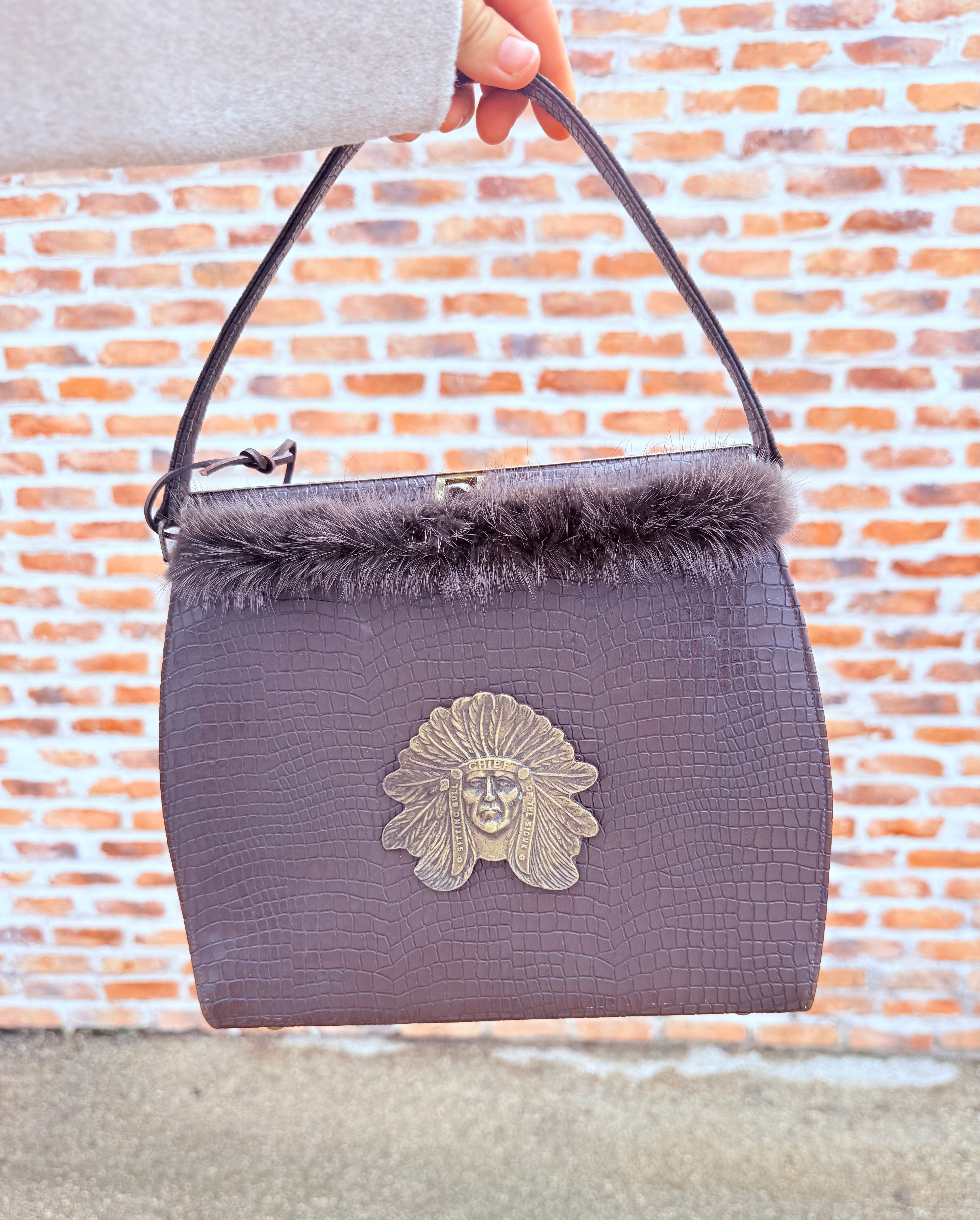 Vintage Indian Head Purse