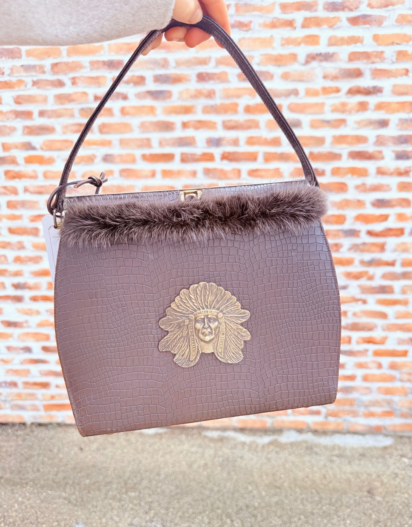 Vintage Indian Buckle Purse