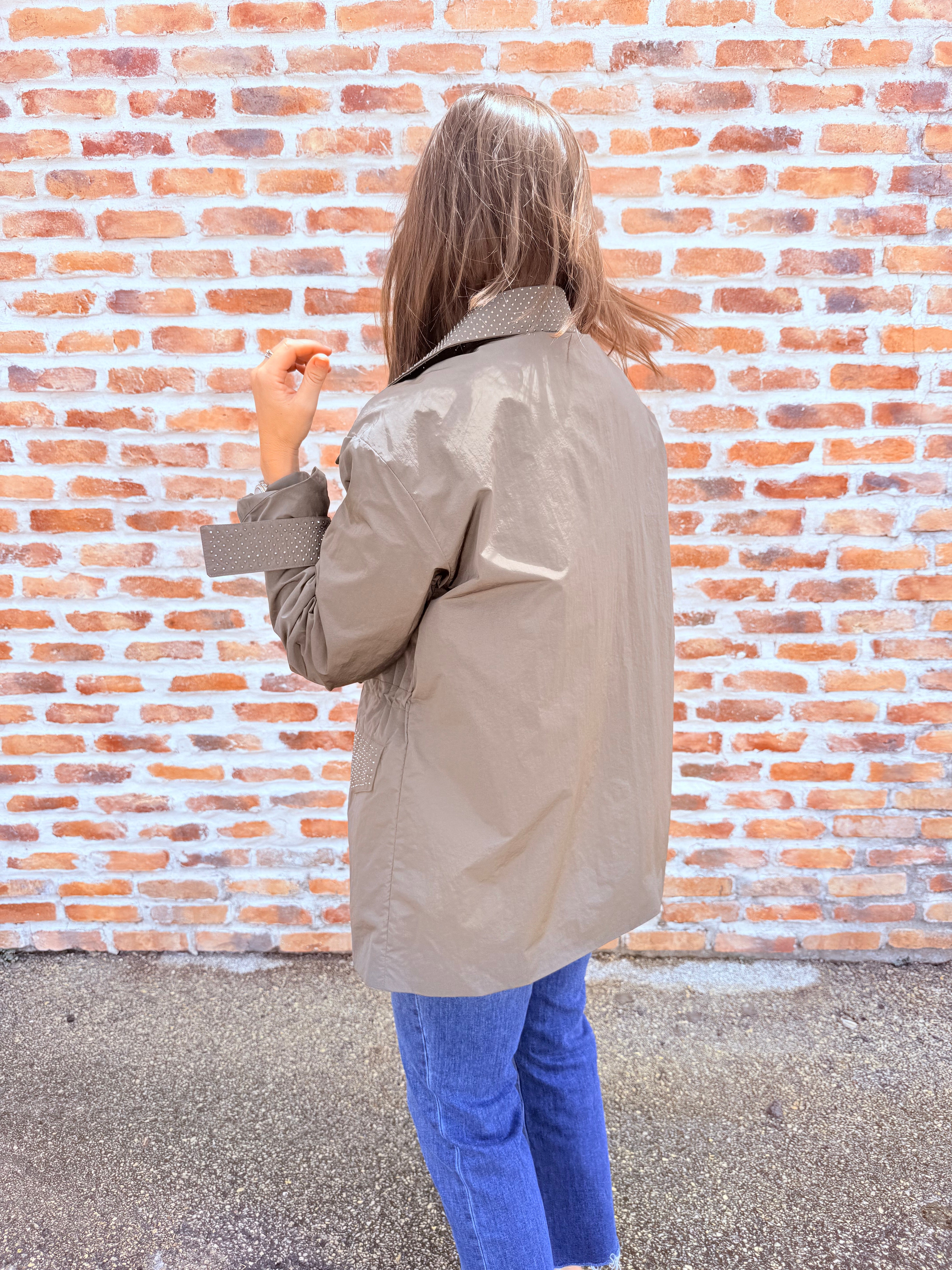 Embellished Utility Jacket