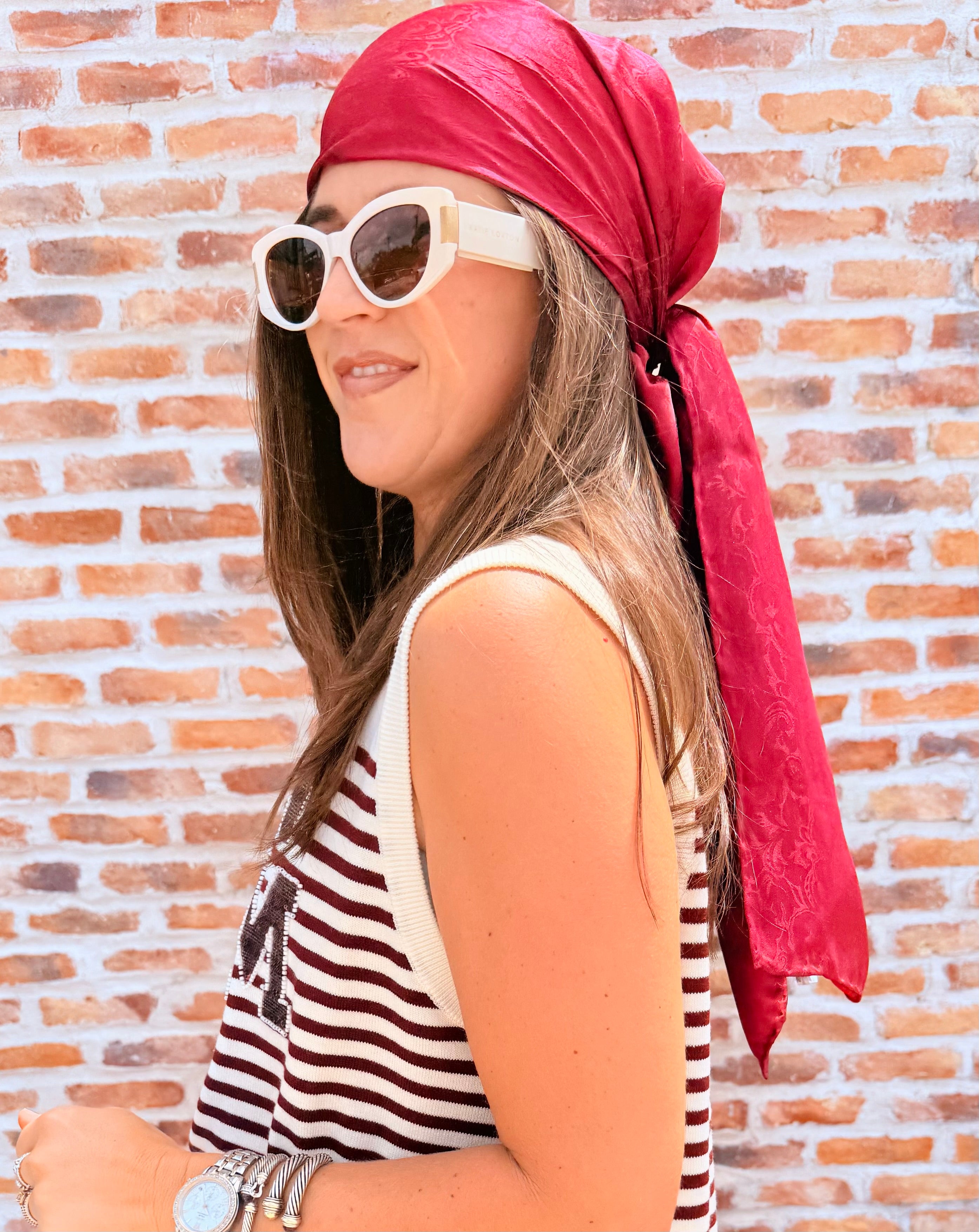 Jacquard Silk Wild Rag