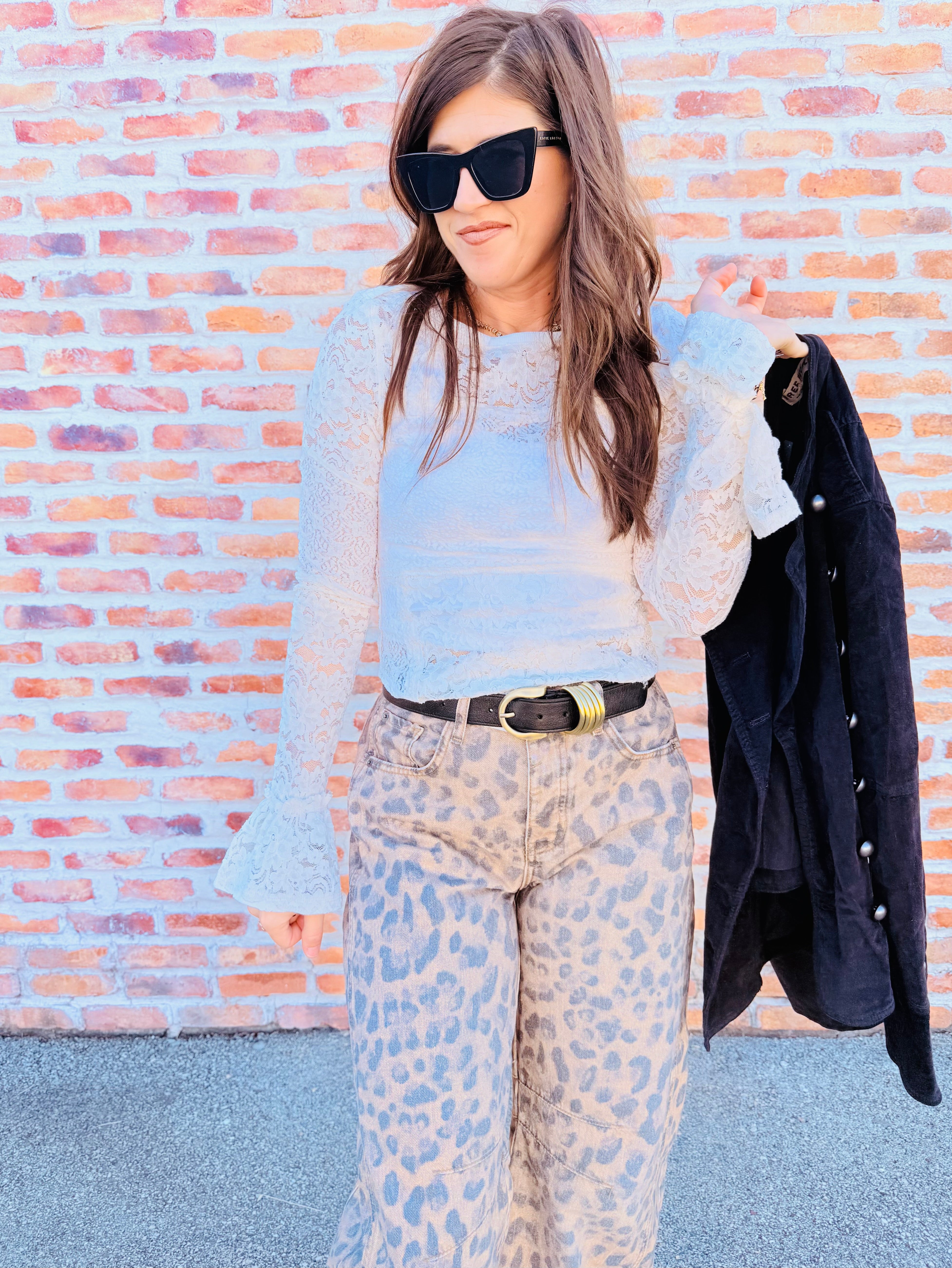 Lace Layering Long Sleeve Top