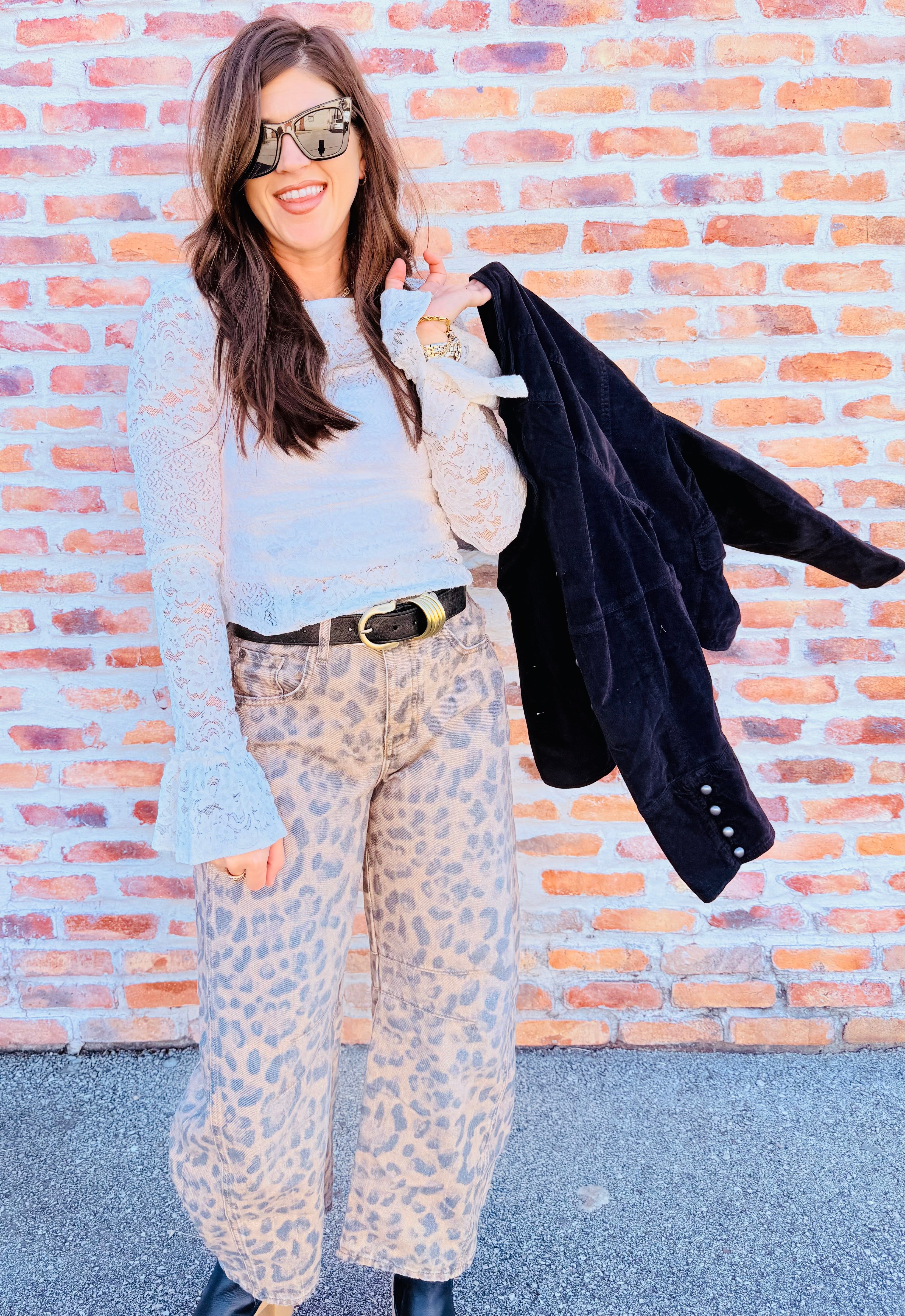 Lace Layering Long Sleeve Top