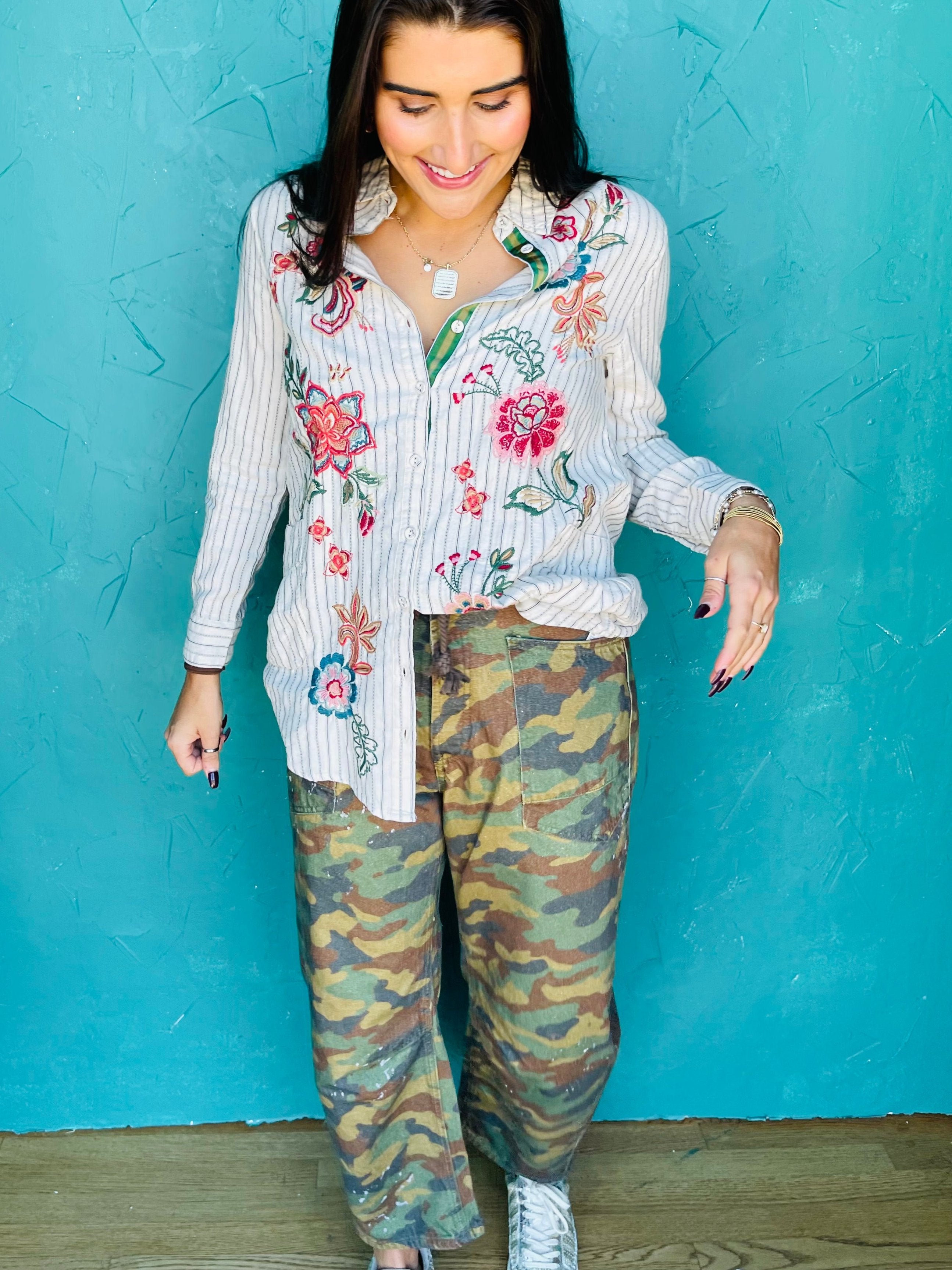 Moxie Printed Camo Pant