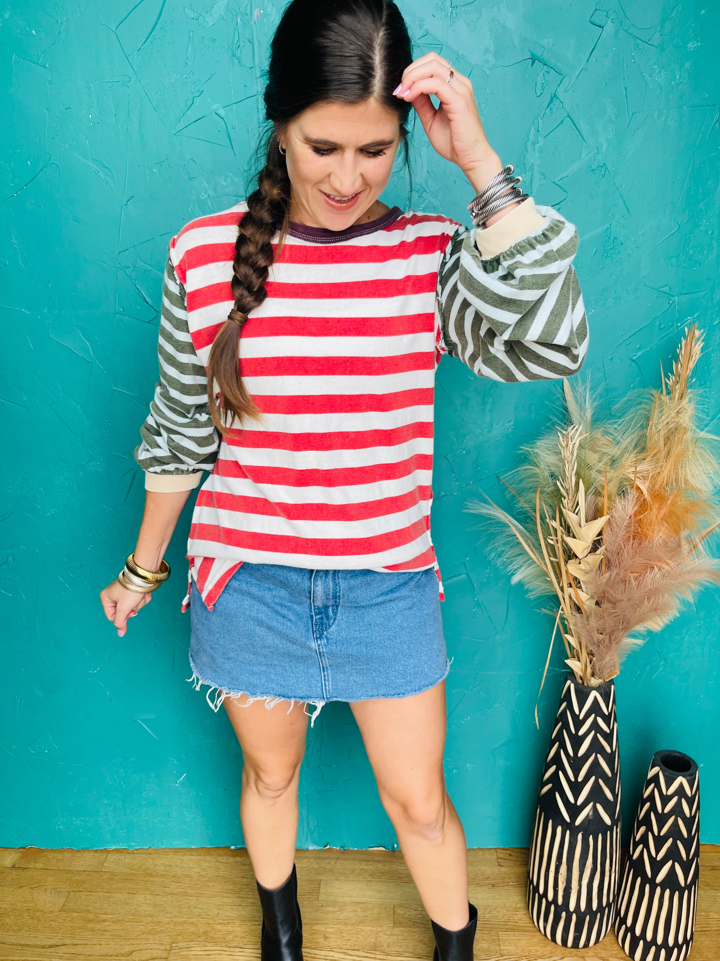 Sawyer Stripe Tee