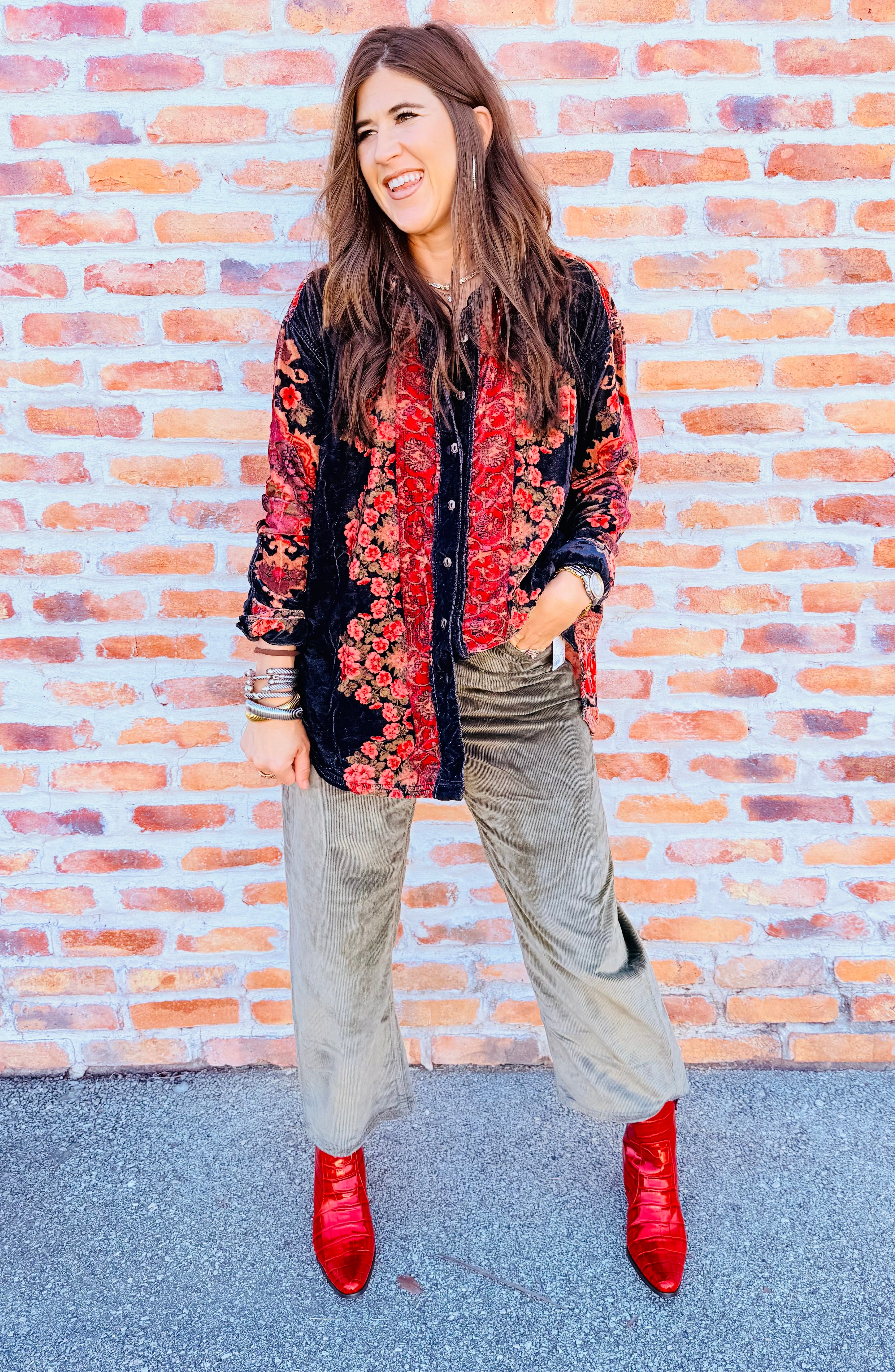 One Night Velvet Top