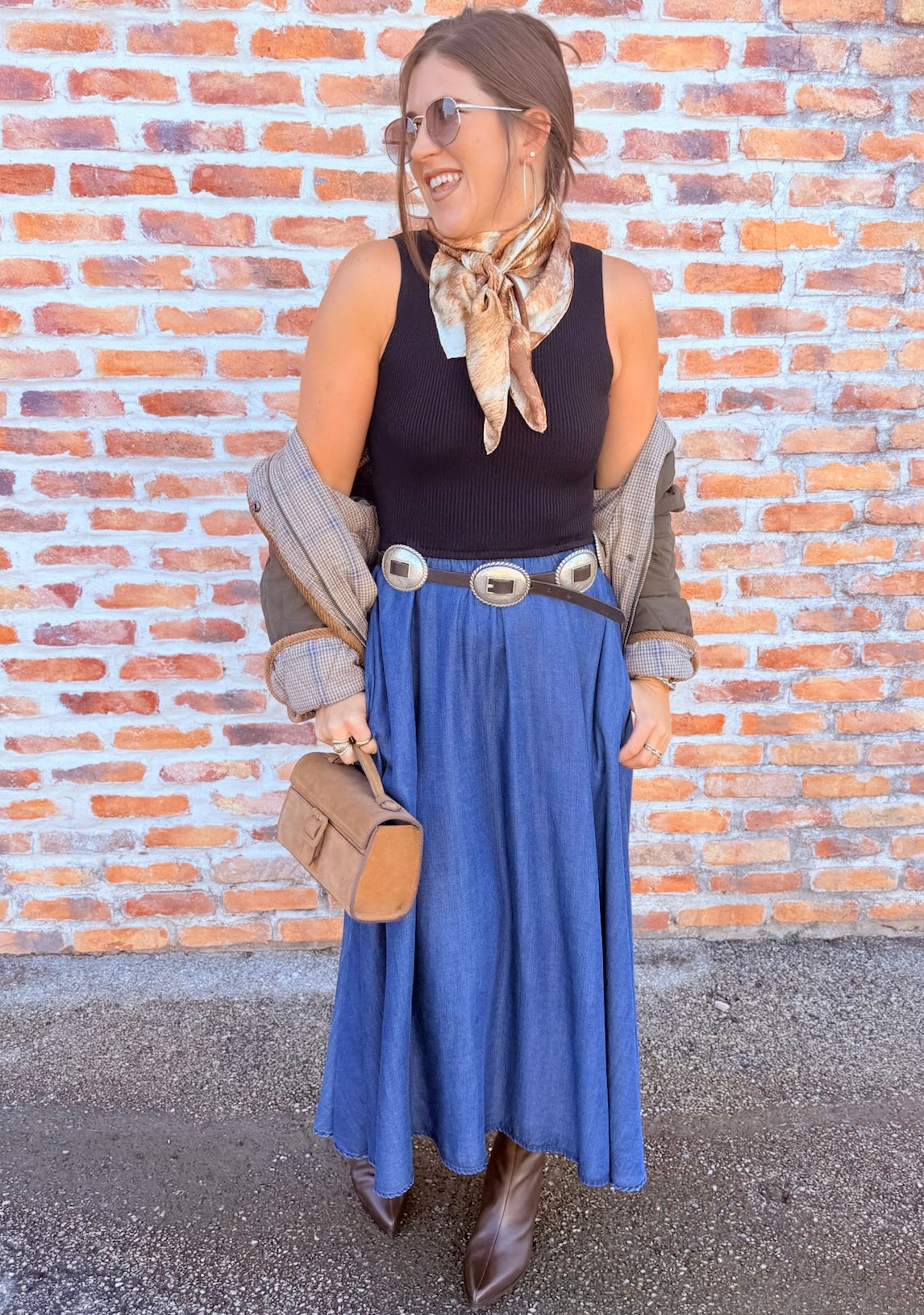 Maxi Mock Neck Sleeveless Dress