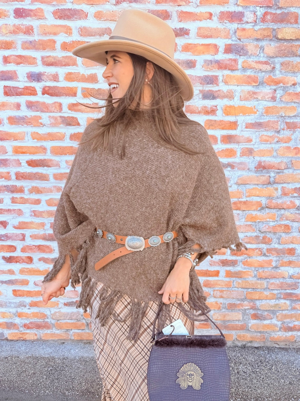 Turtleneck Fringe Sweater