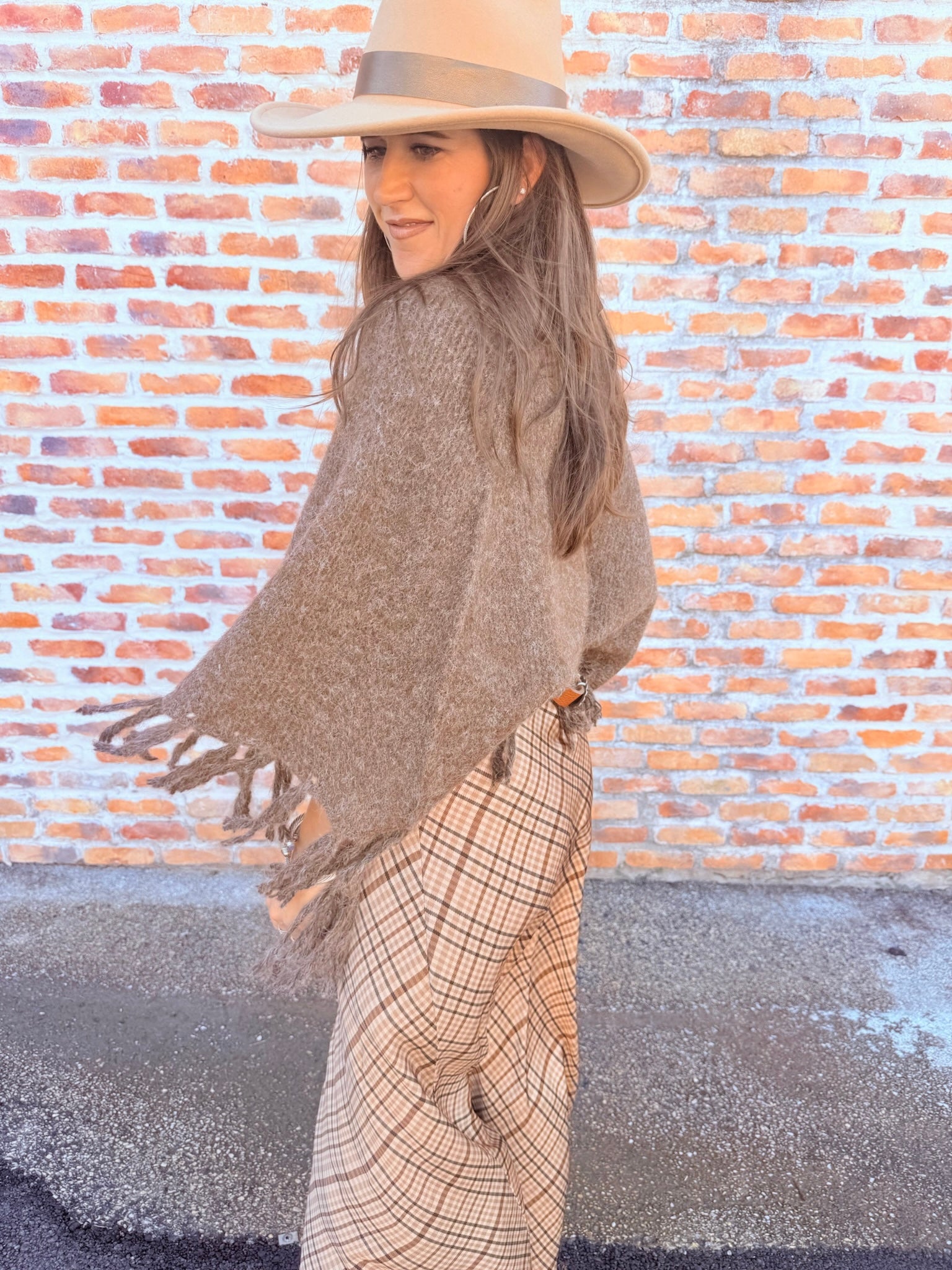 Turtleneck Fringe Sweater