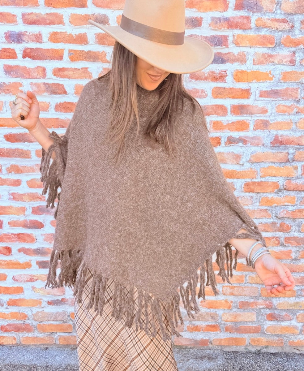 Turtleneck Fringe Sweater