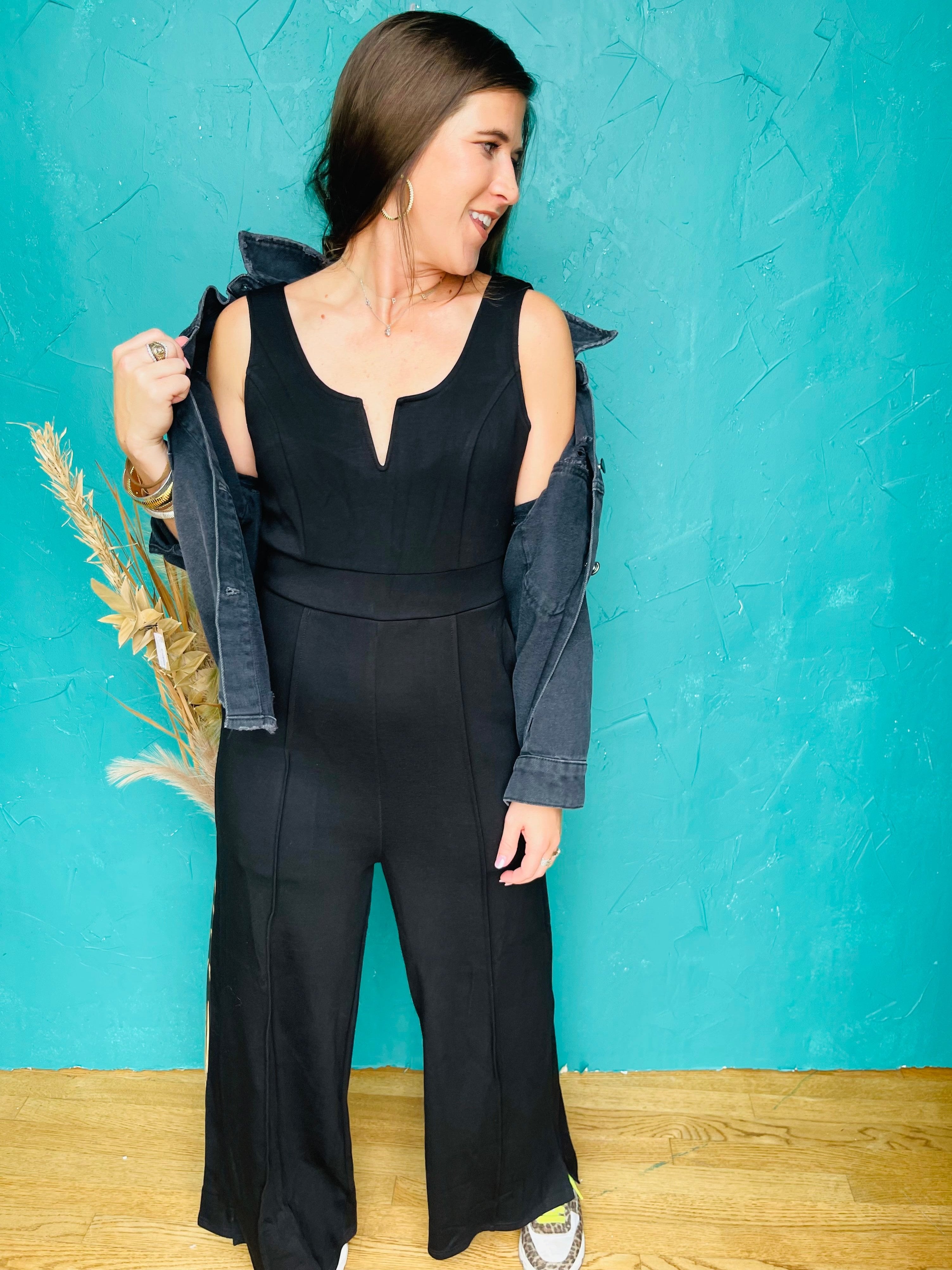 Sweetheart Neckline Jumpsuit