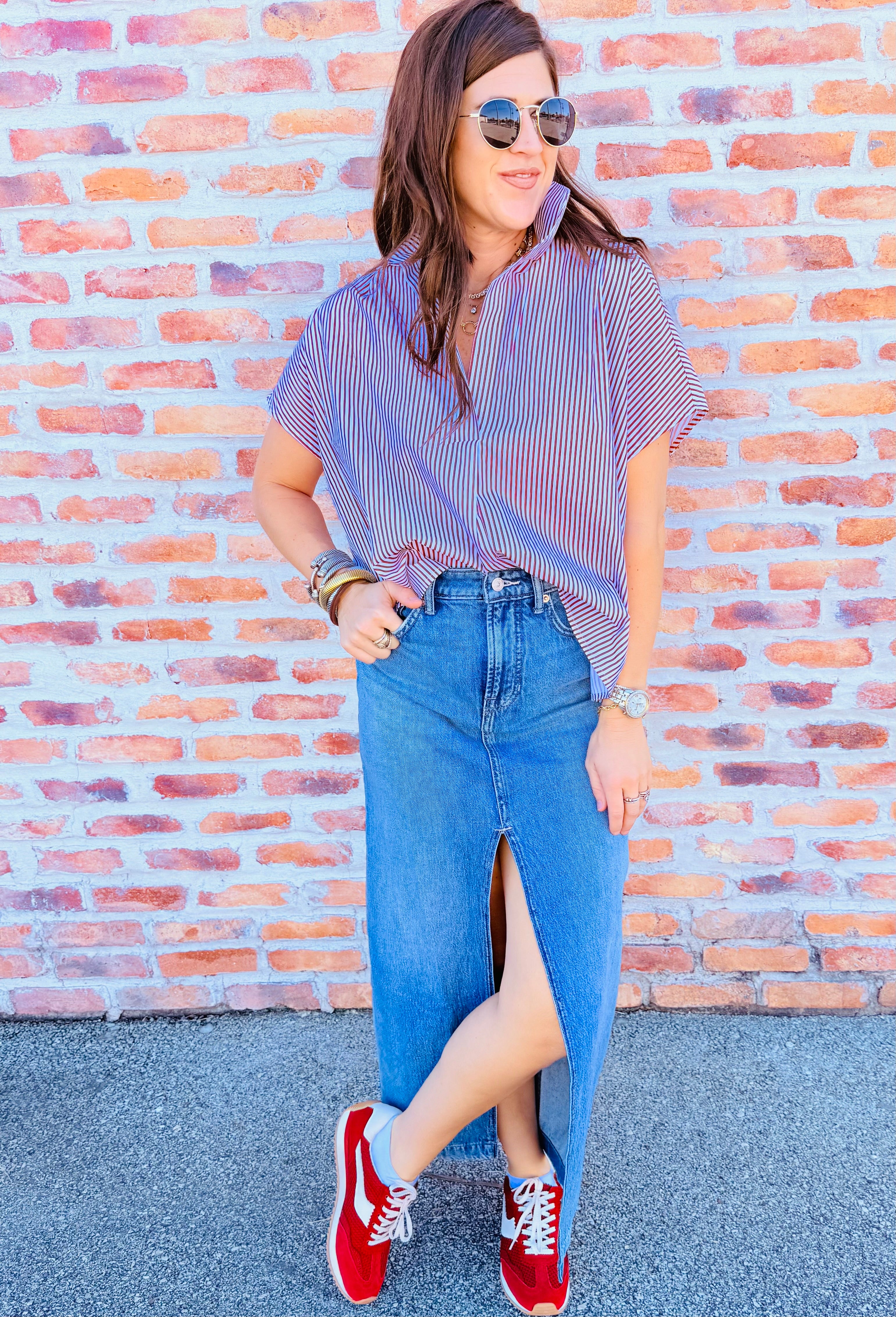 Nothing Better Denim Maxi