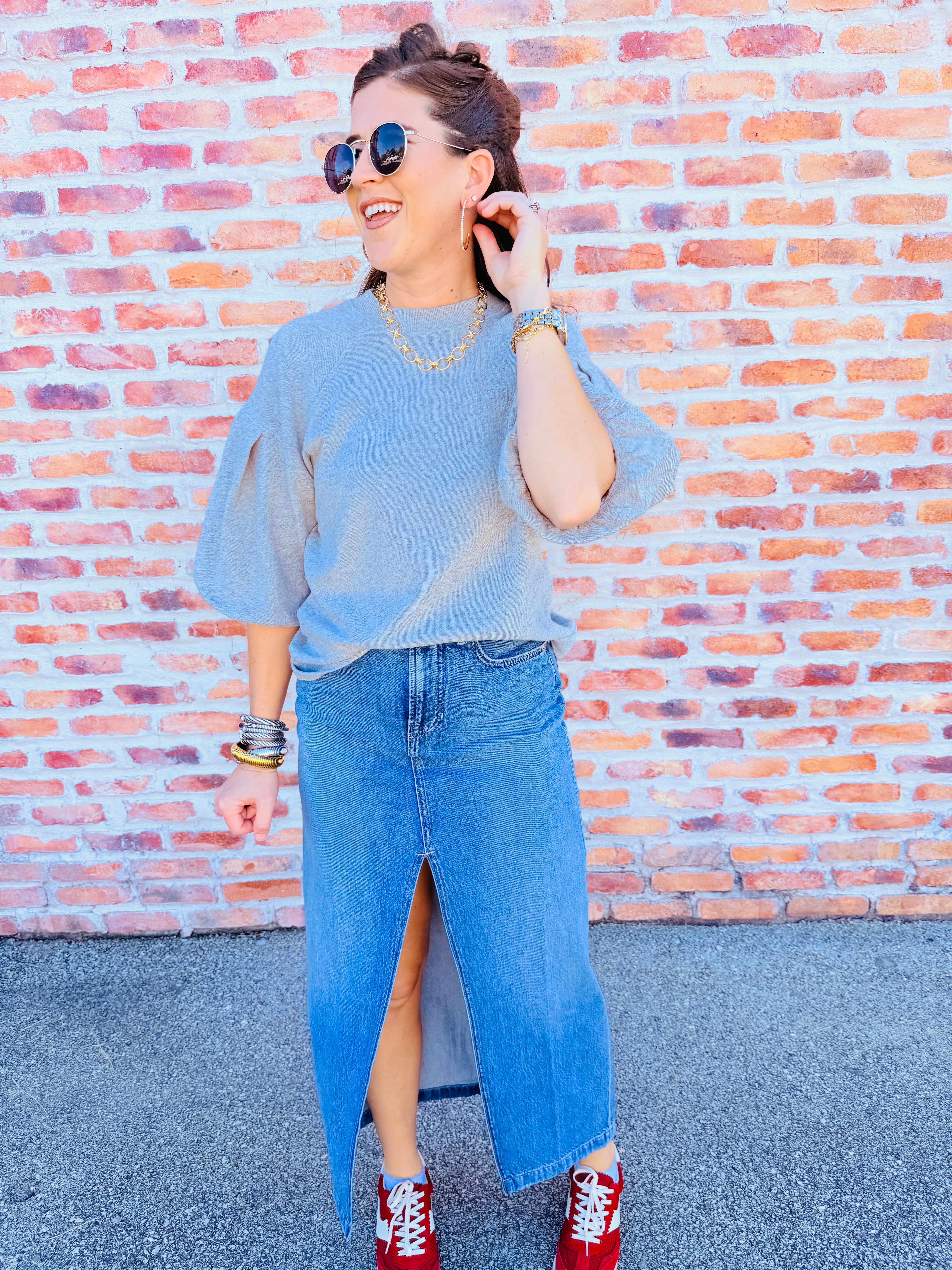 Nothing Better Denim Maxi