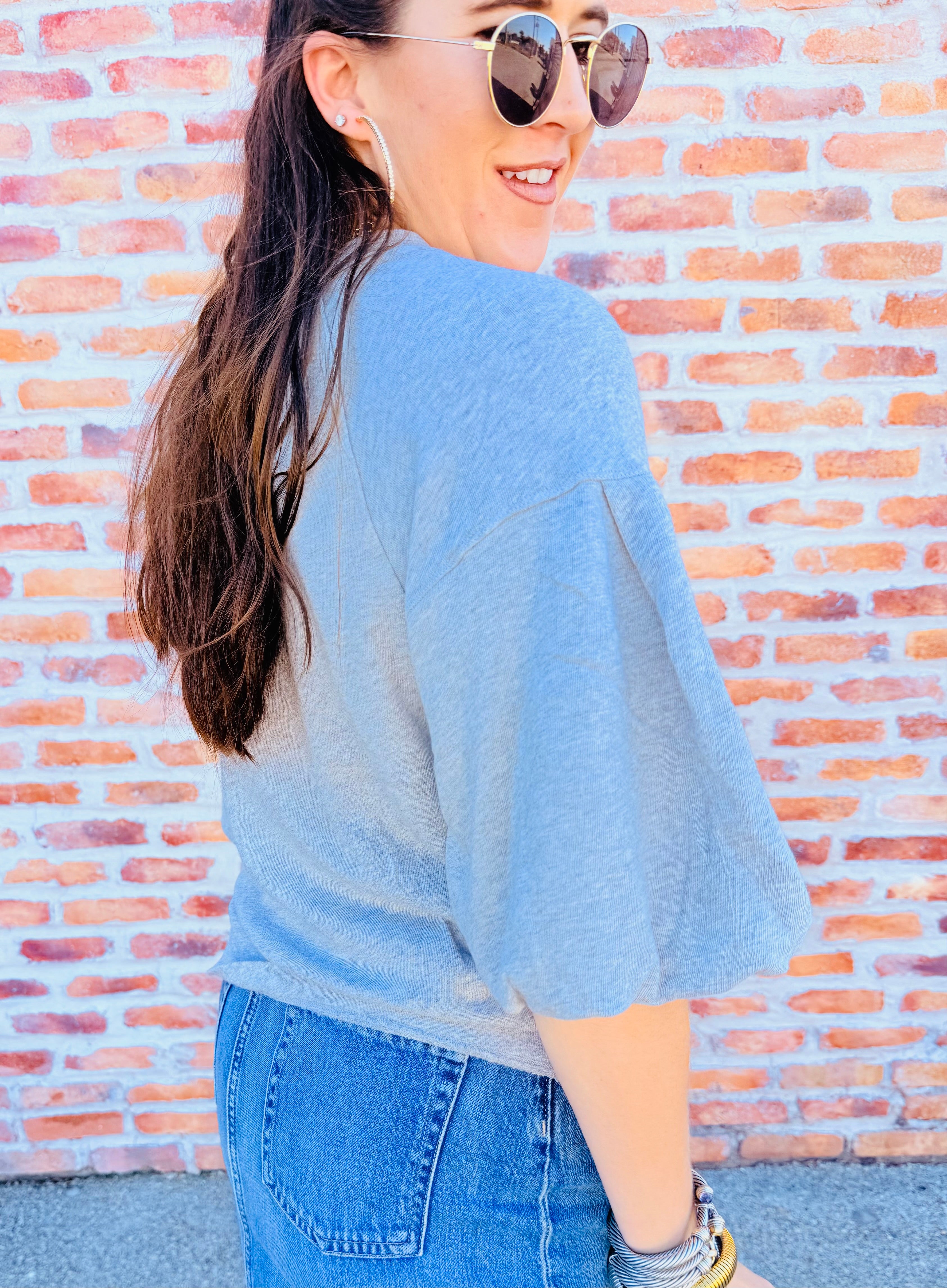 Matteo Bubble Sleeve Top