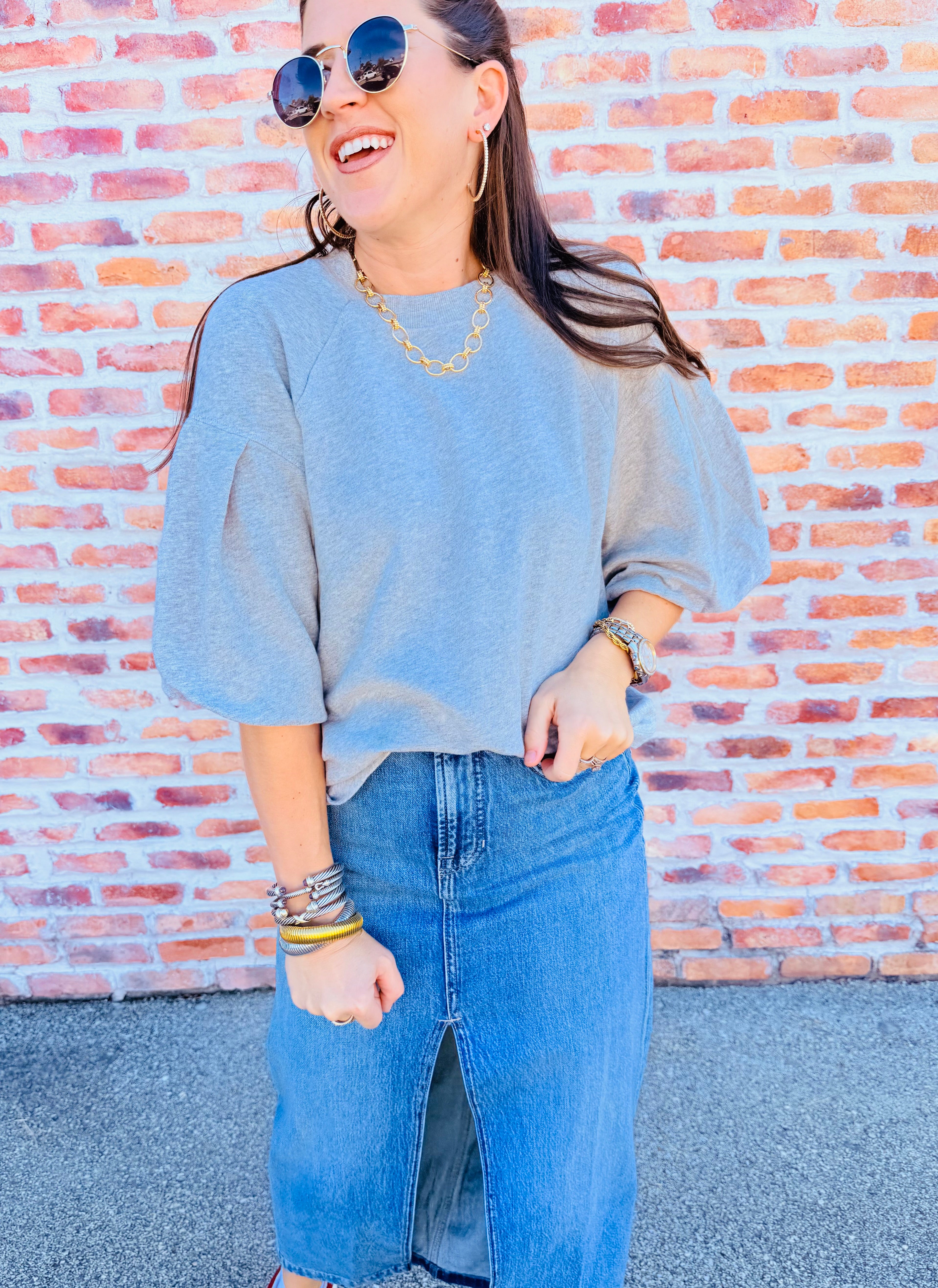 Matteo Bubble Sleeve Top