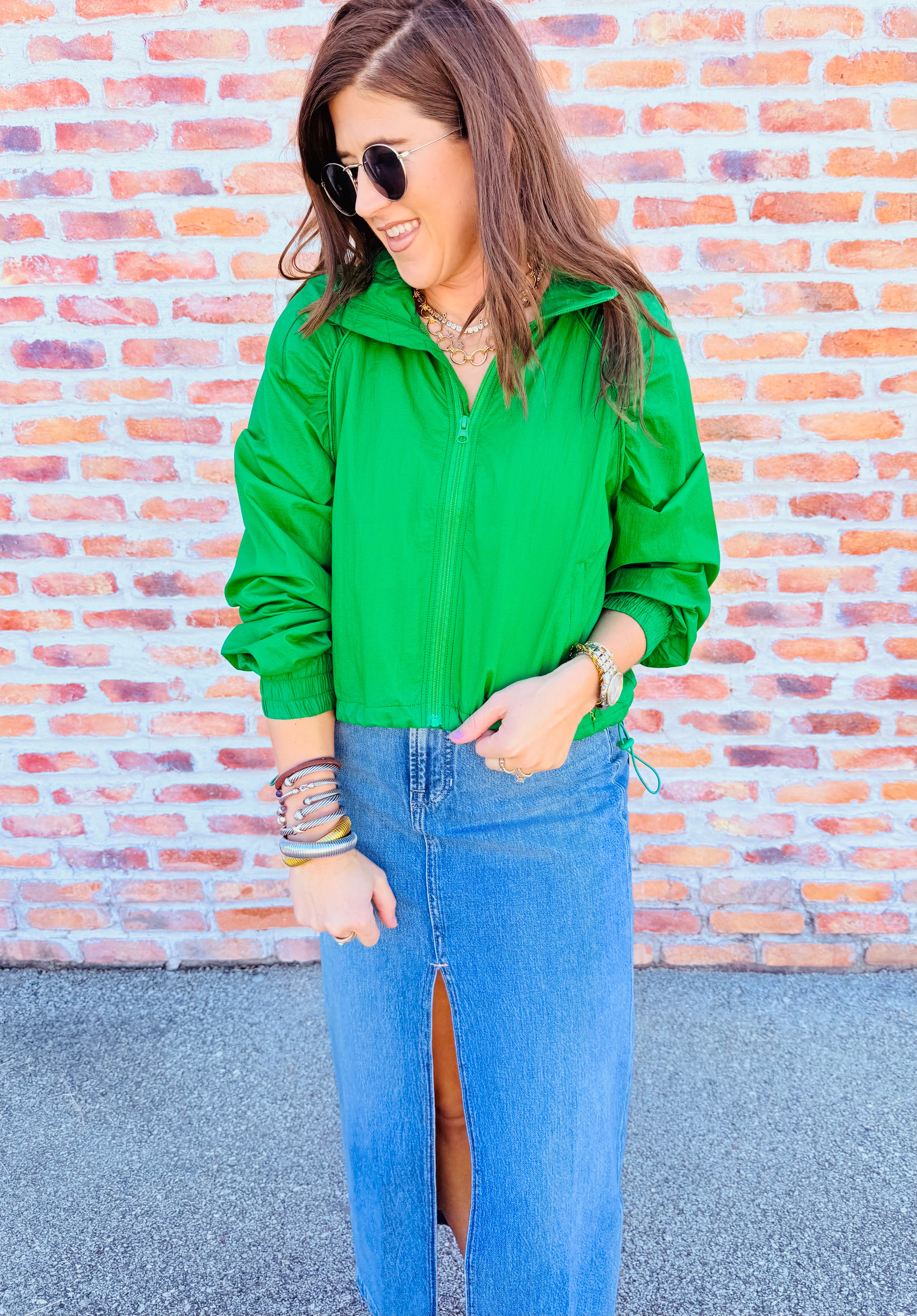 Solid Sport Jacket W/Hood