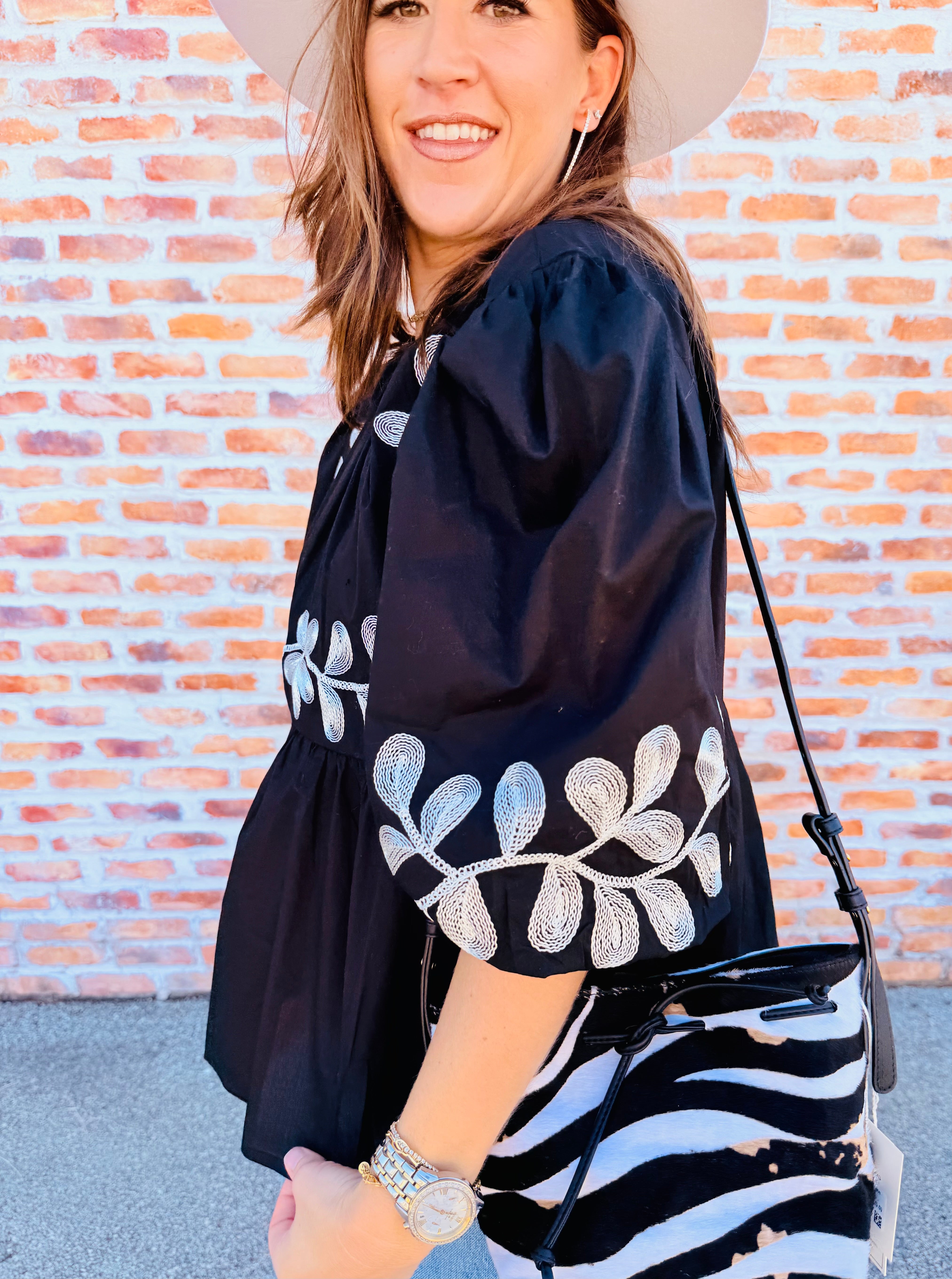 Paget Puff Sleeve Top