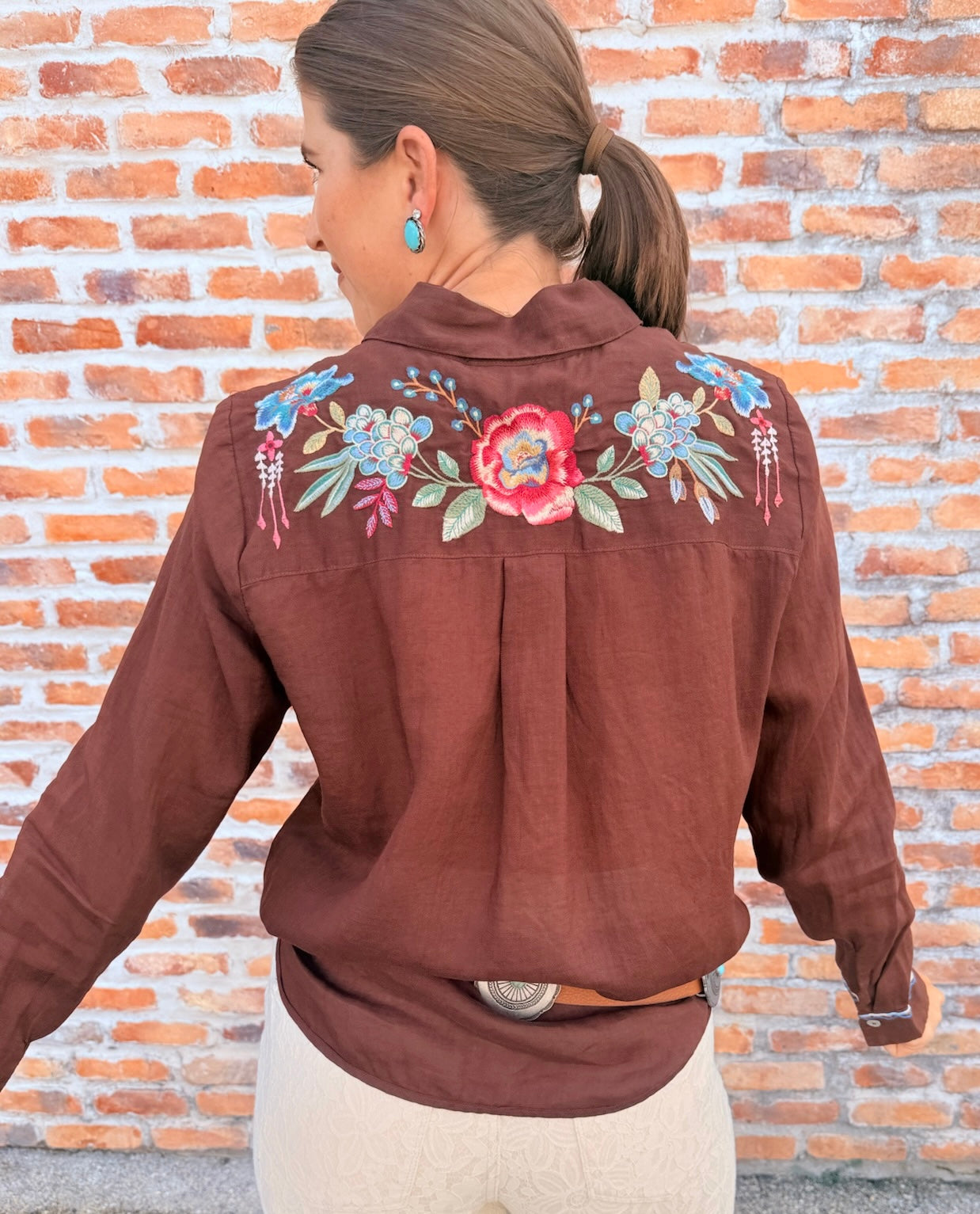 Elsarose Contrast Binding Shirt