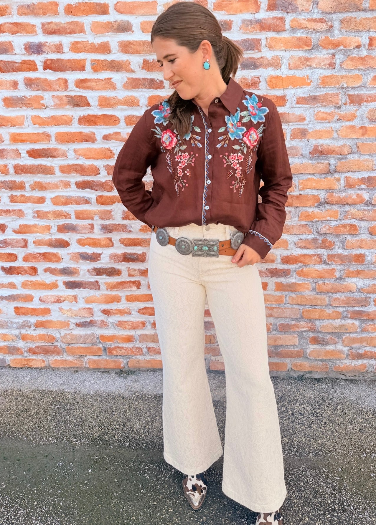 Elsarose Contrast Binding Shirt