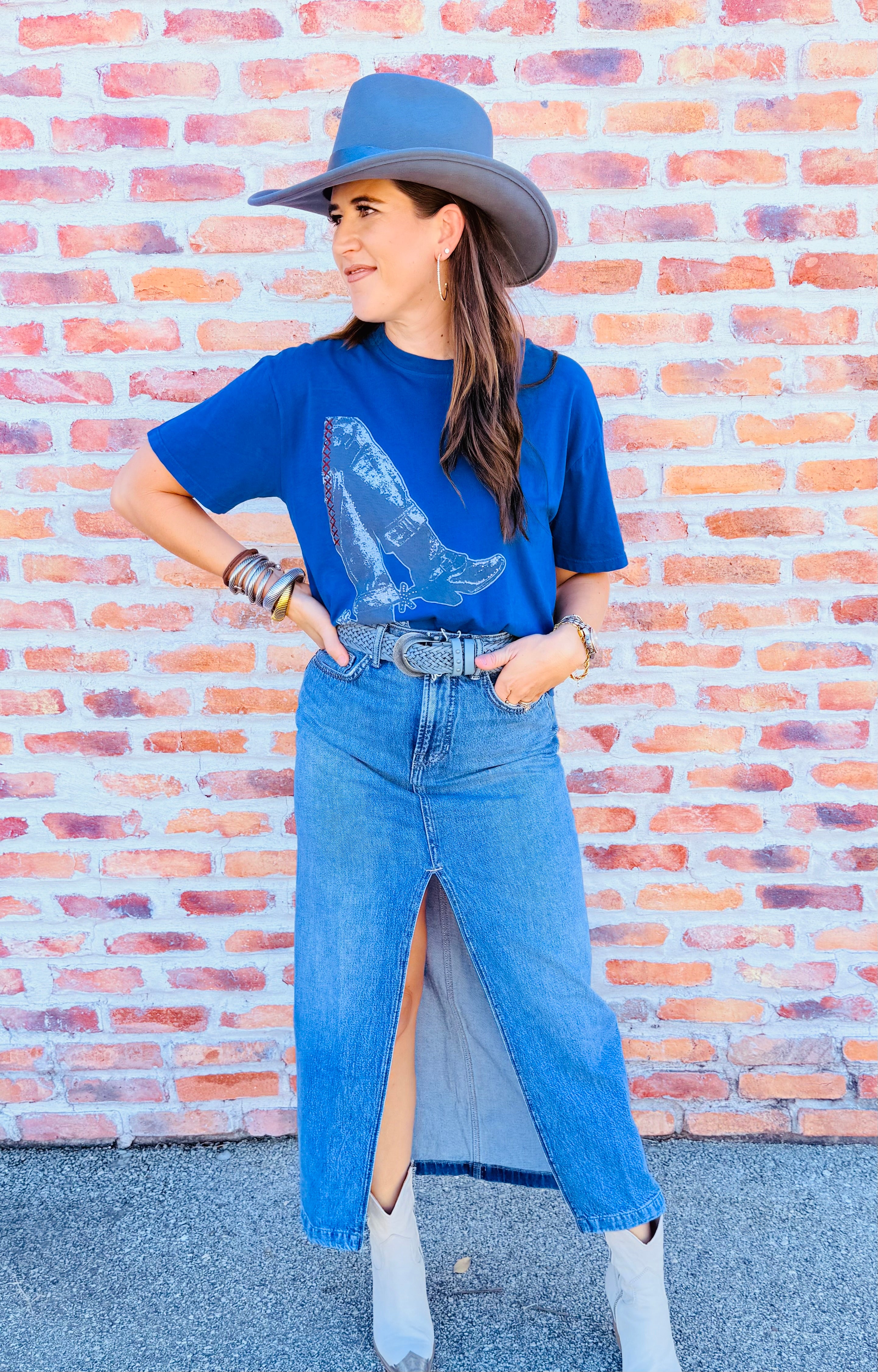 Nothing Better Denim Maxi