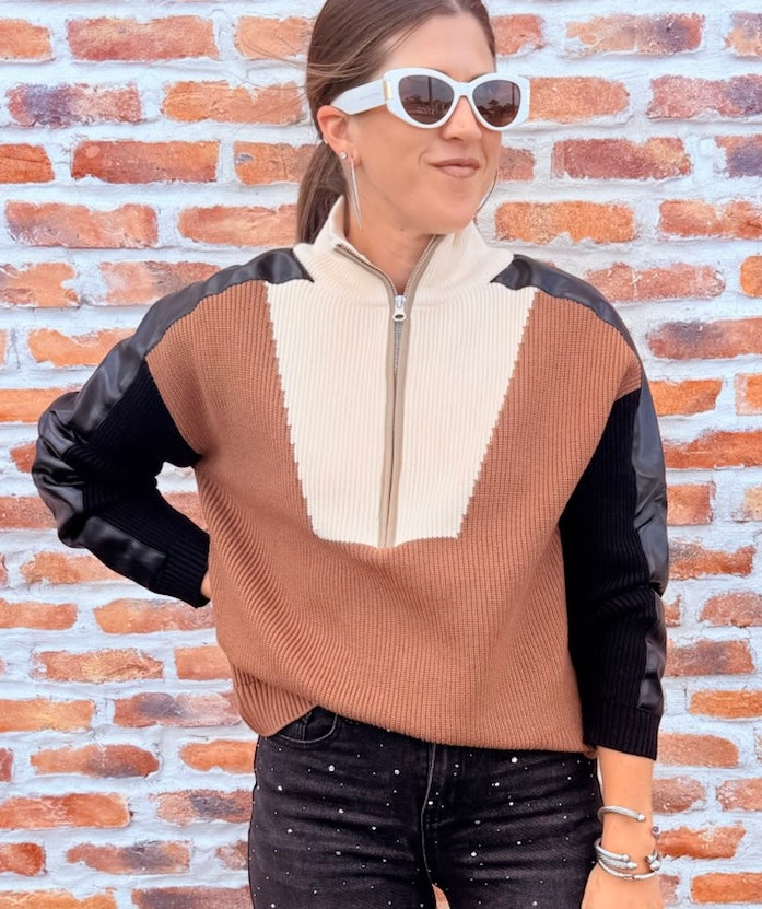 3/4 Zip Sweater
