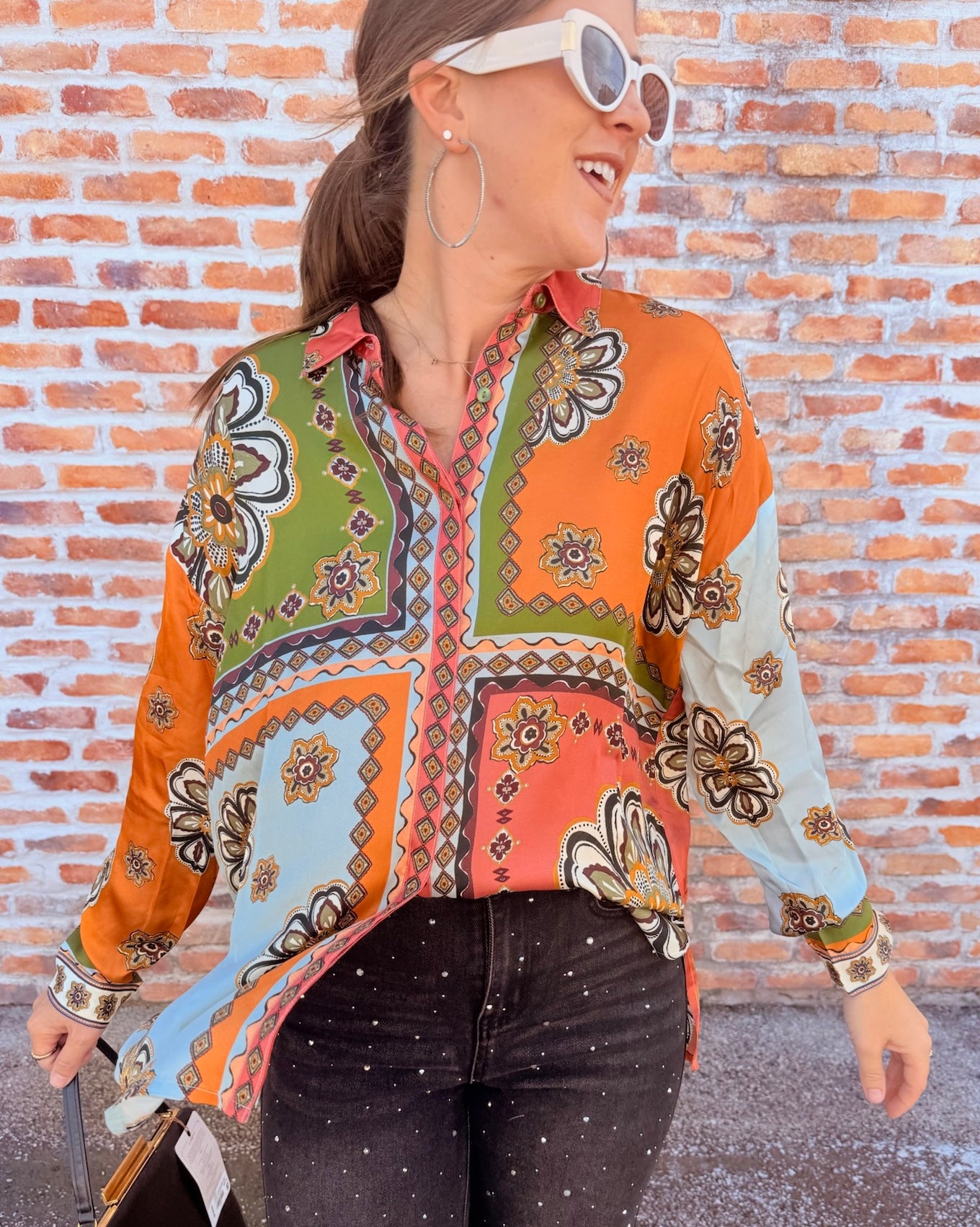 Audrey Button Up