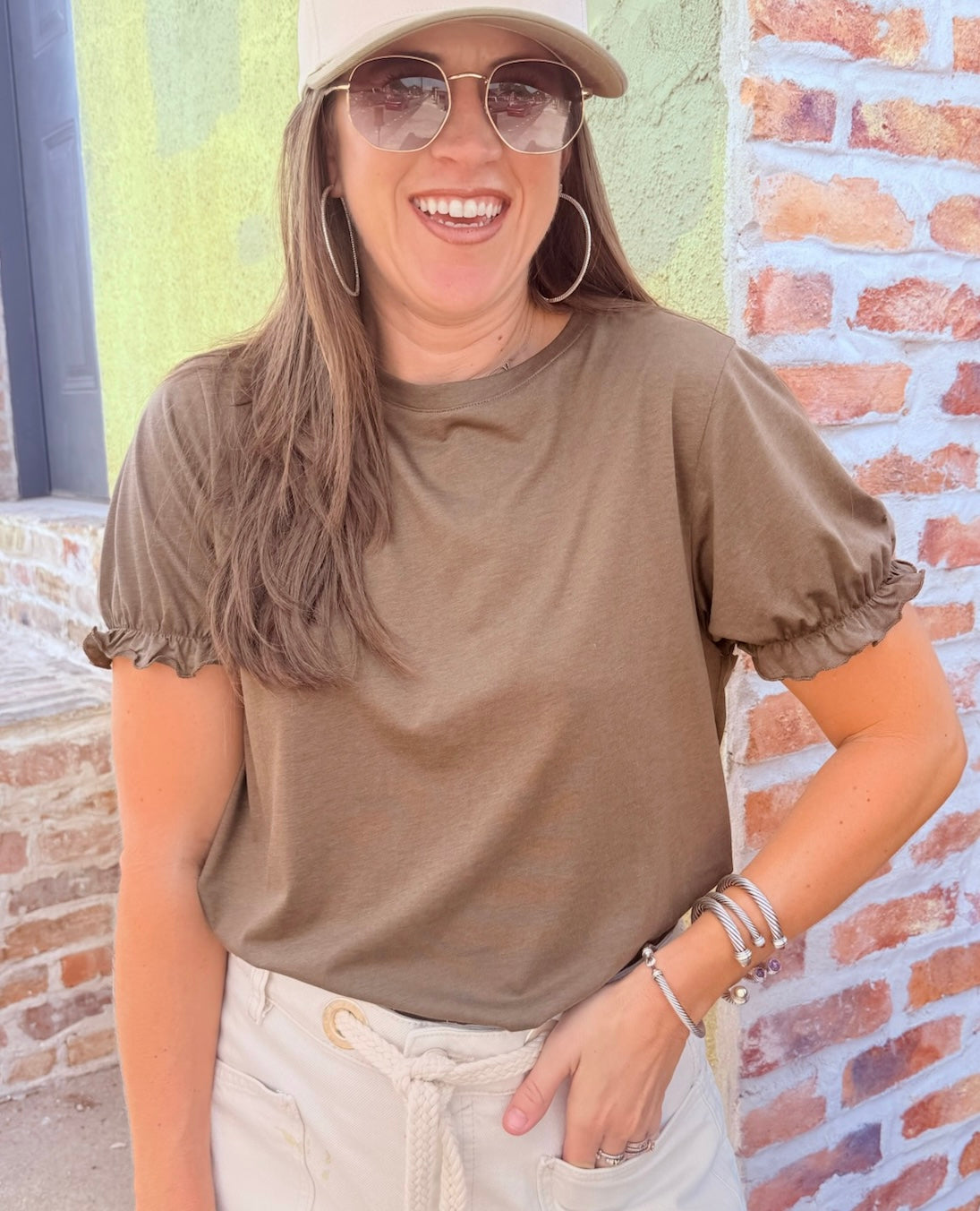 Fawn Short Sleeve Top
