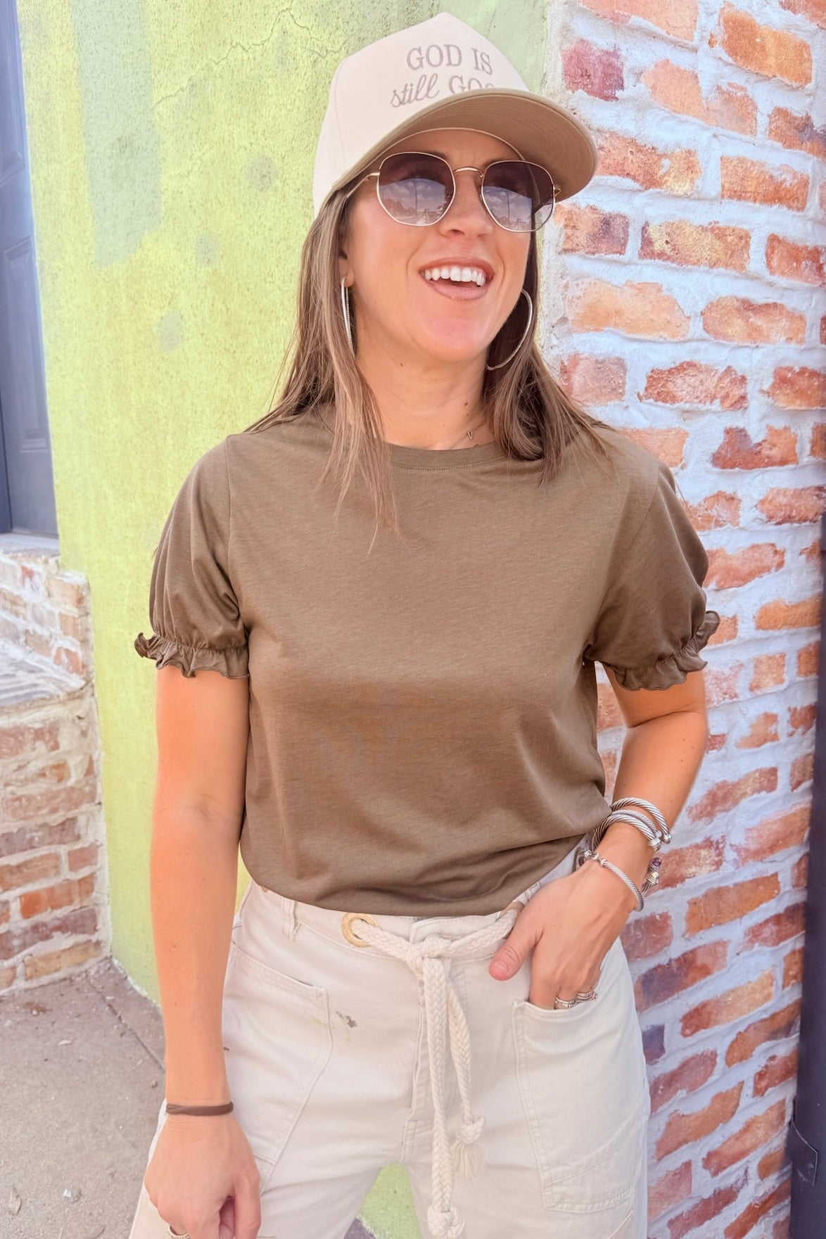 Fawn Short Sleeve Top