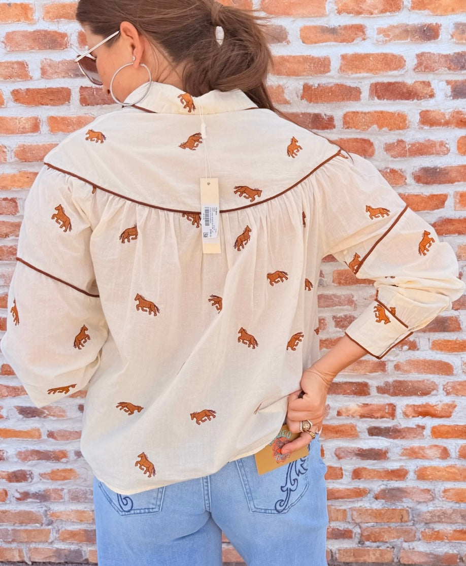 Jodie Long Sleeve Button-Up