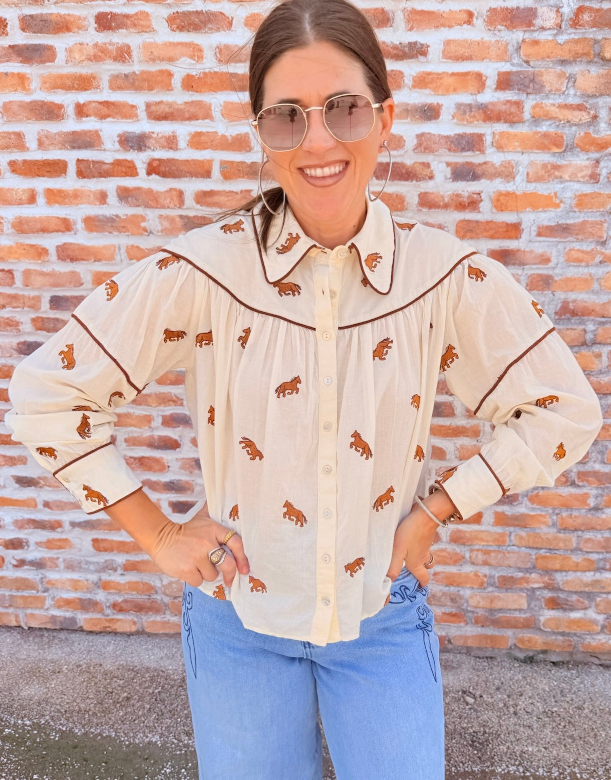 Jodie Long Sleeve Button-Up
