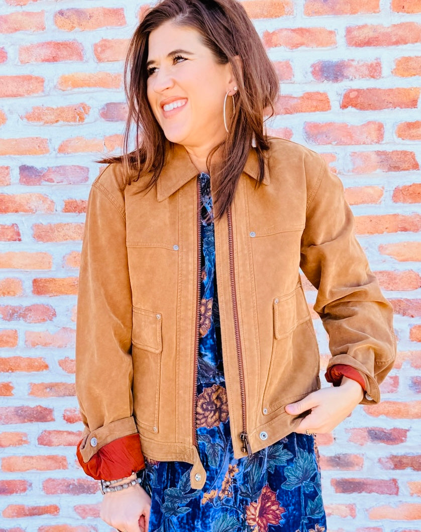 Blair Vegan Suede Jacket