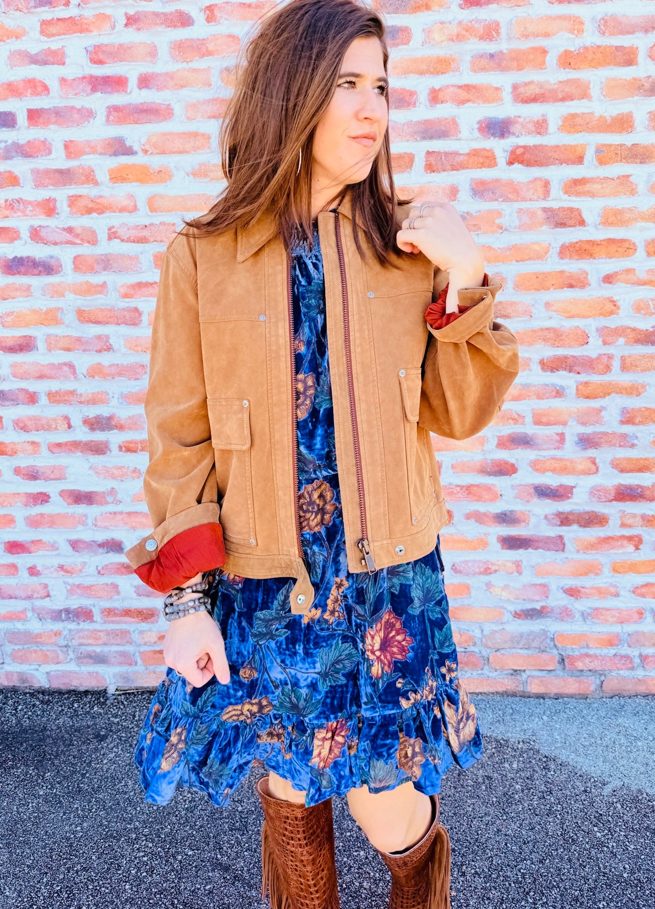 Blair Vegan Suede Jacket