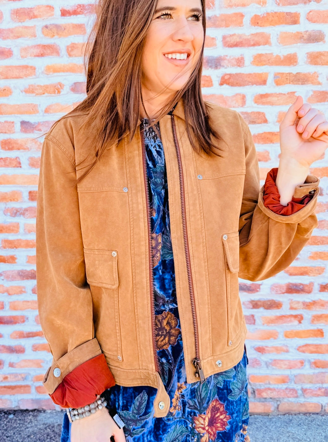 Blair Vegan Suede Jacket