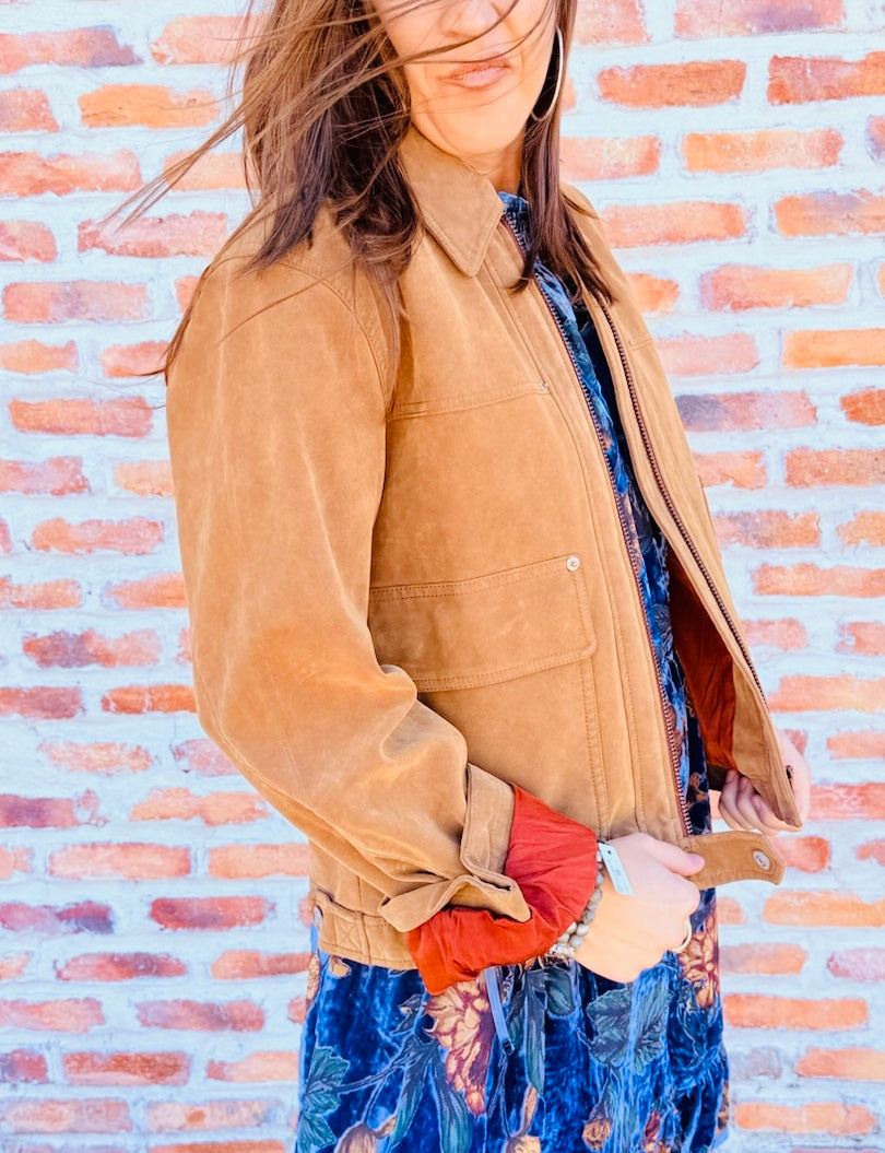 Blair Vegan Suede Jacket