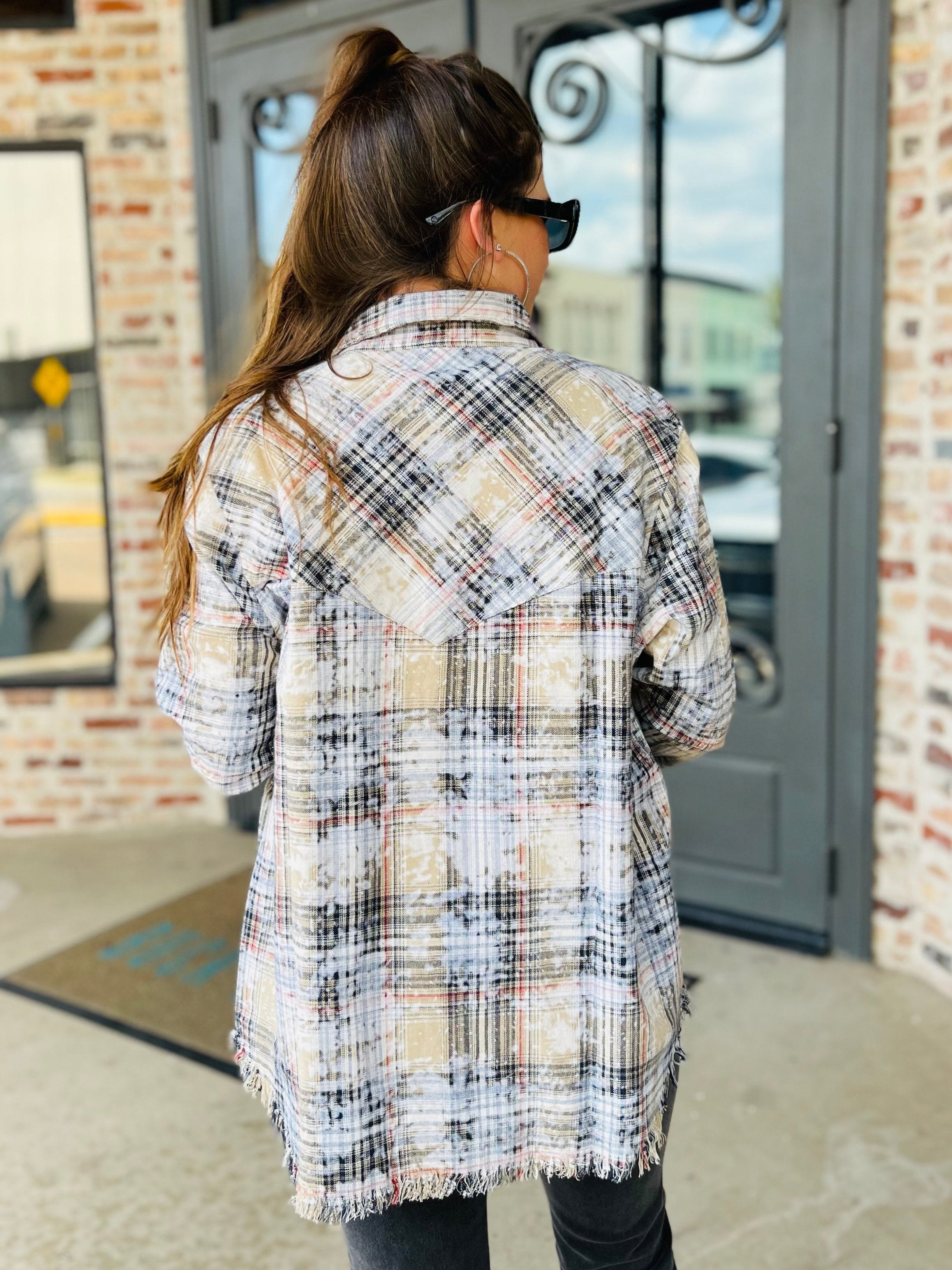 Star Long Sleeve Flannel