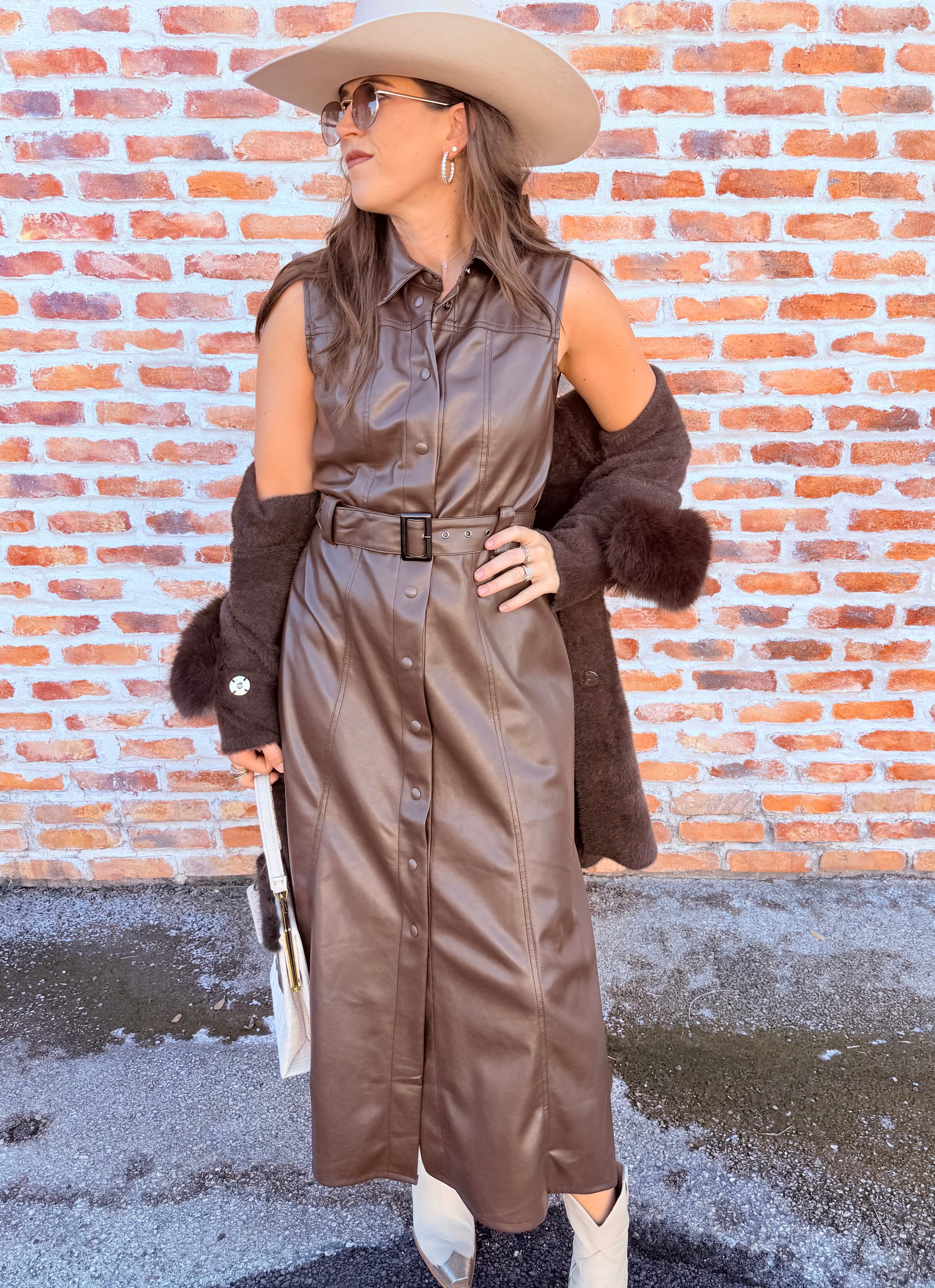 Maxi Sleeveless Button Down Dress