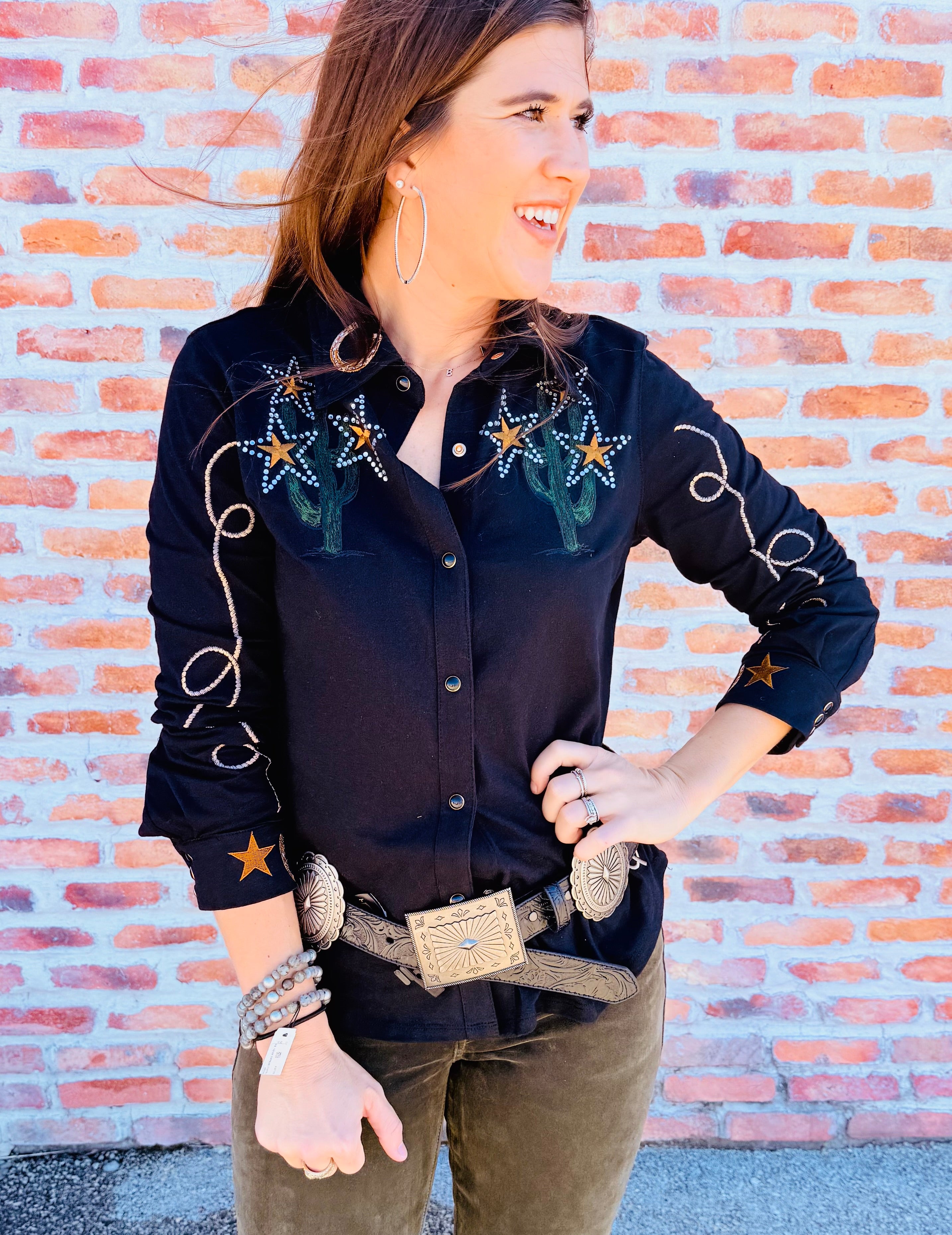 Rodeo Star Button Up Top
