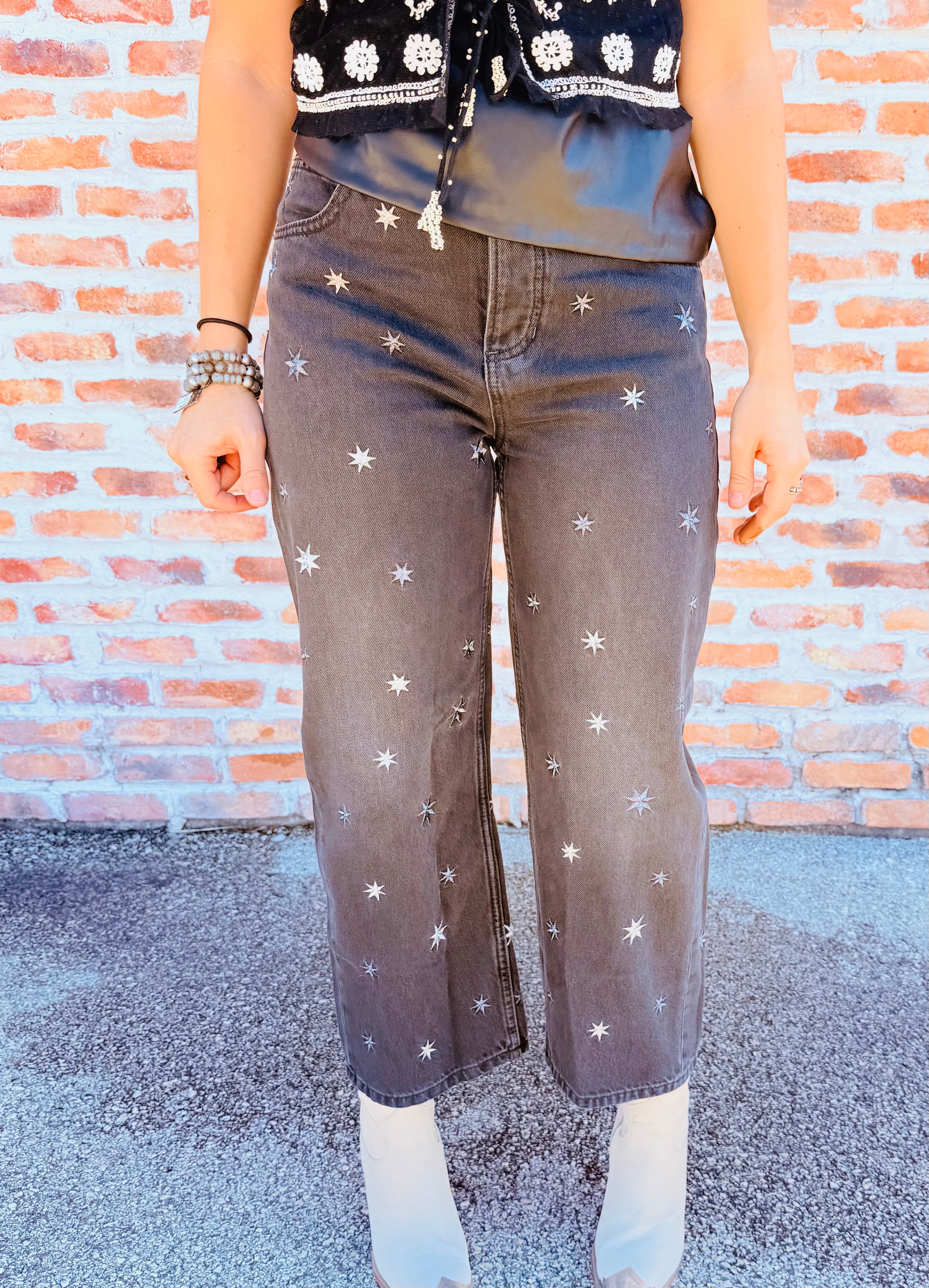 Deep Trance Shine Embroidered