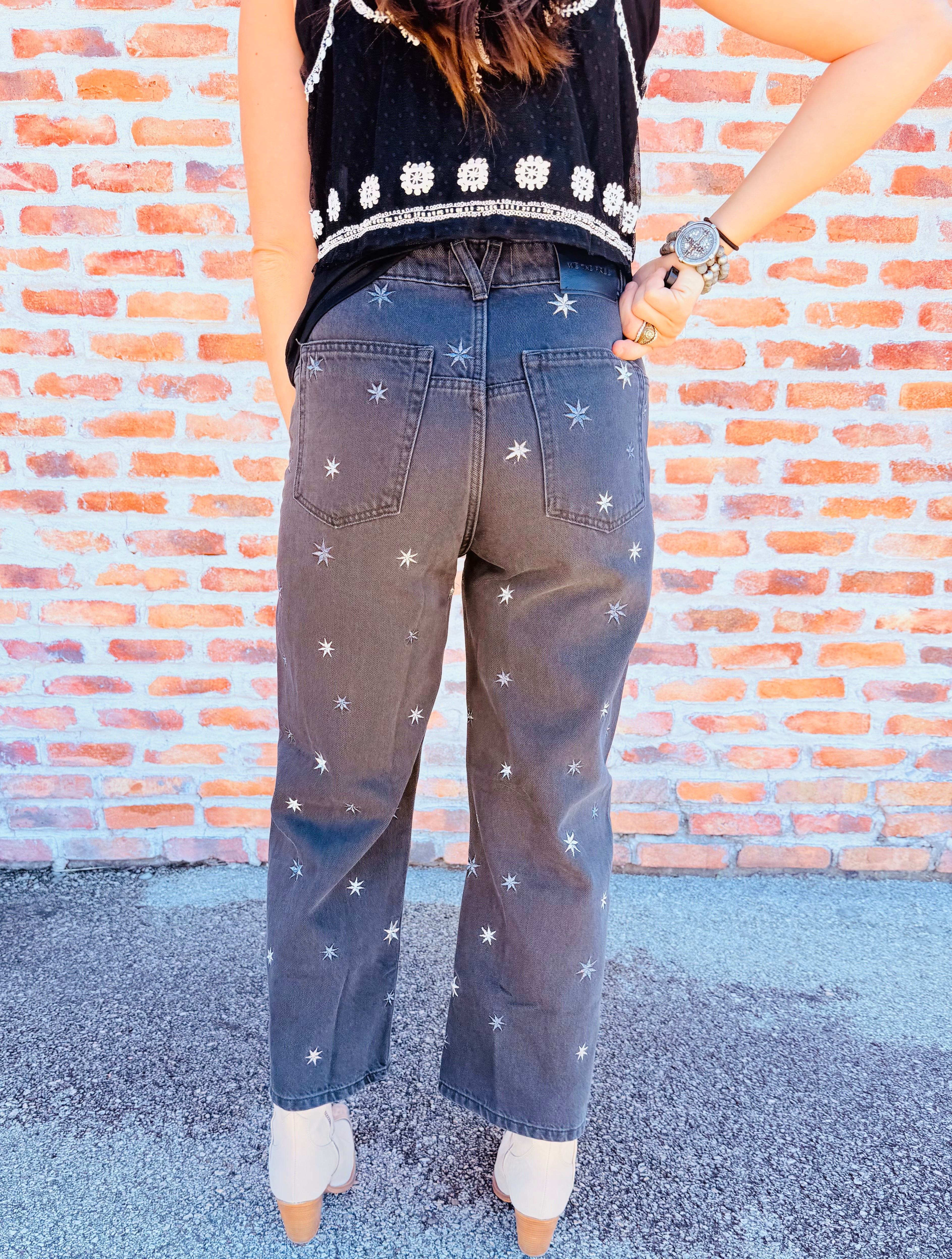 Deep Trance Shine Embroidered