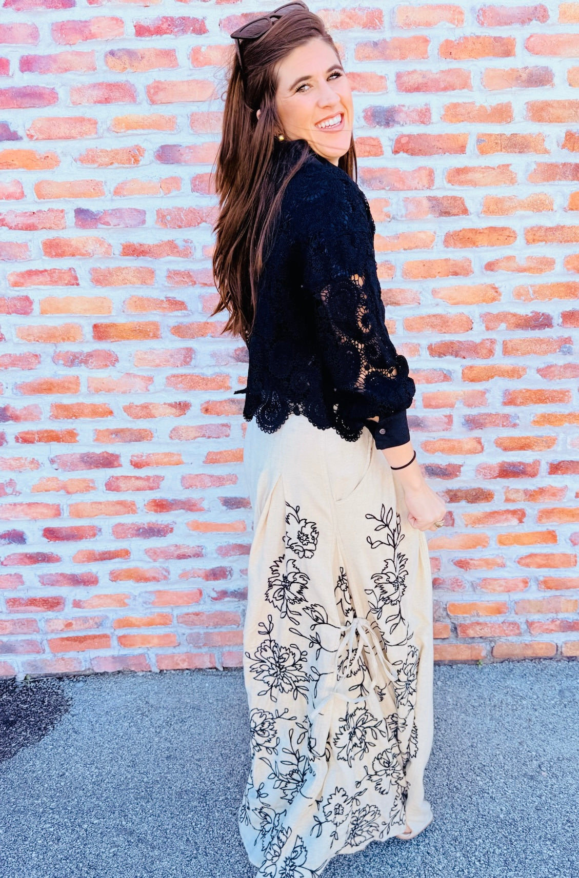 What You Know Embroidered Pants