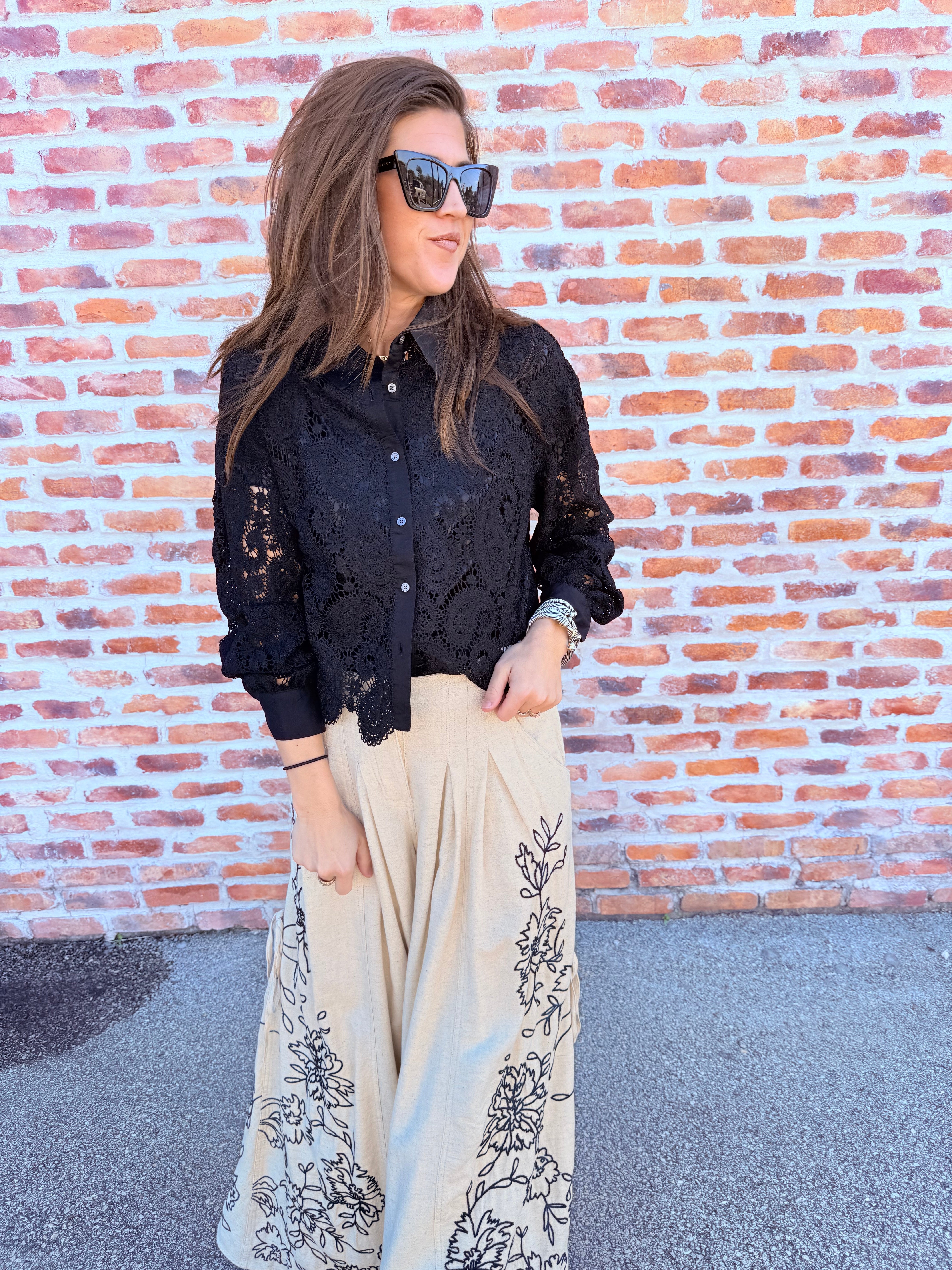 Suzette Long Sleeve Top