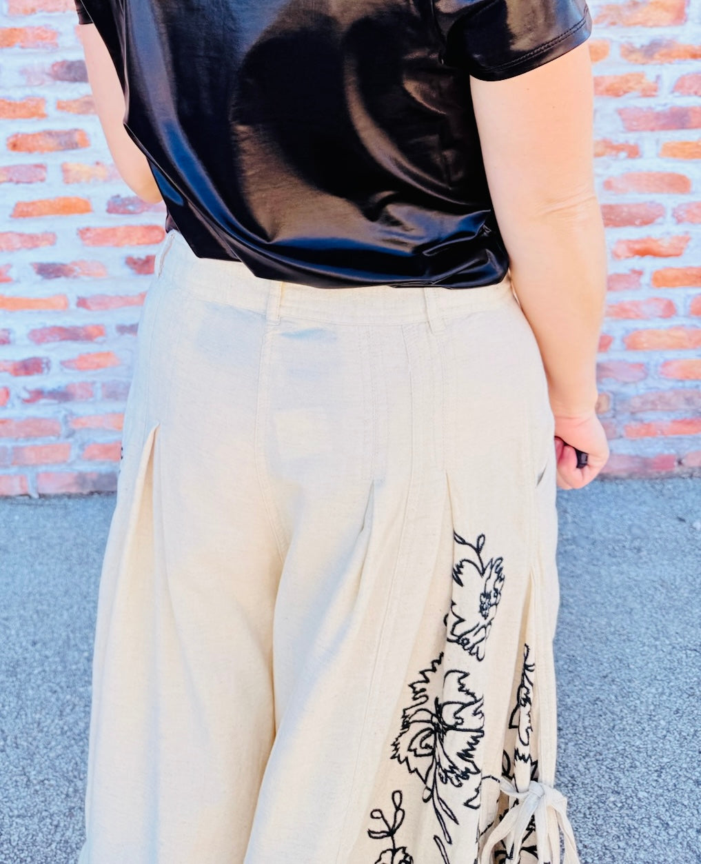 What You Know Embroidered Pants