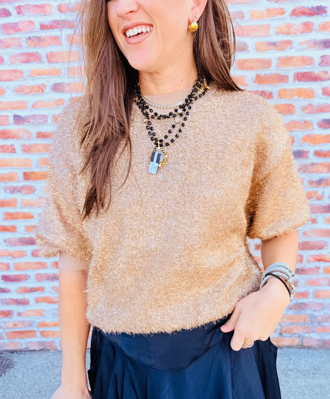 Maleni Puff Sleeve Top