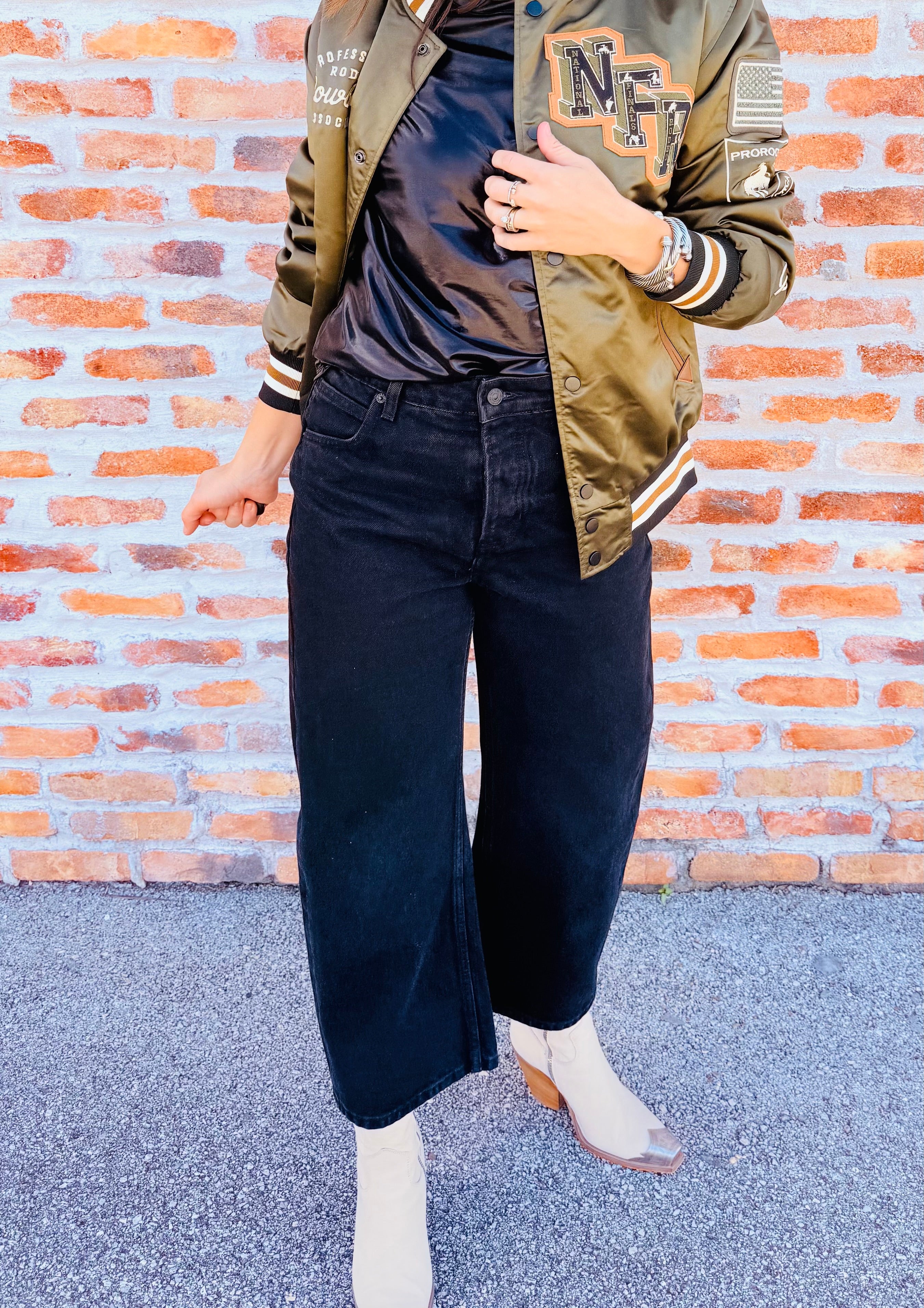 Deep Trance Dropped Boyfriend Jeans